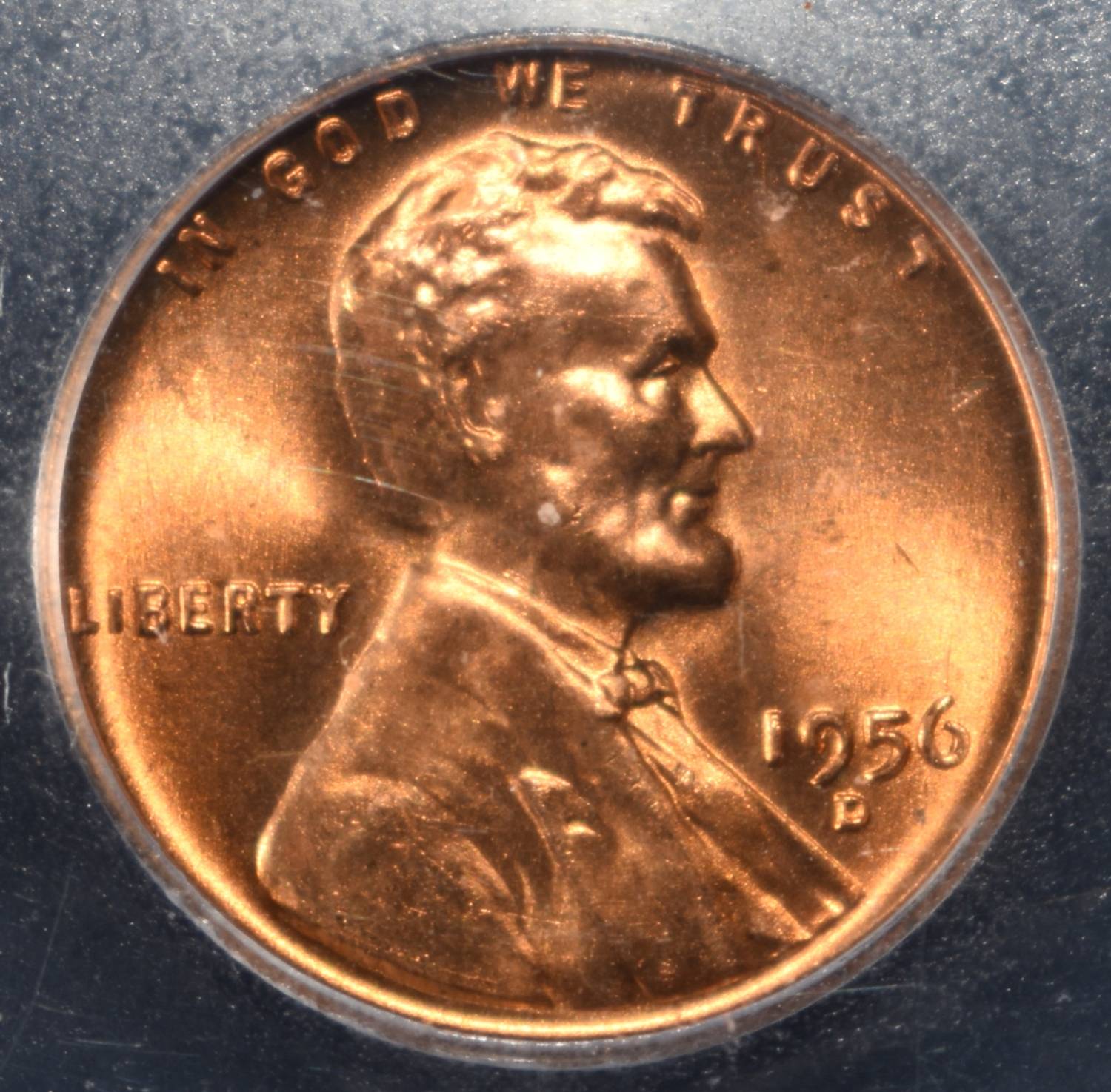 1956-D WHEAT CENT ICG MS67RD