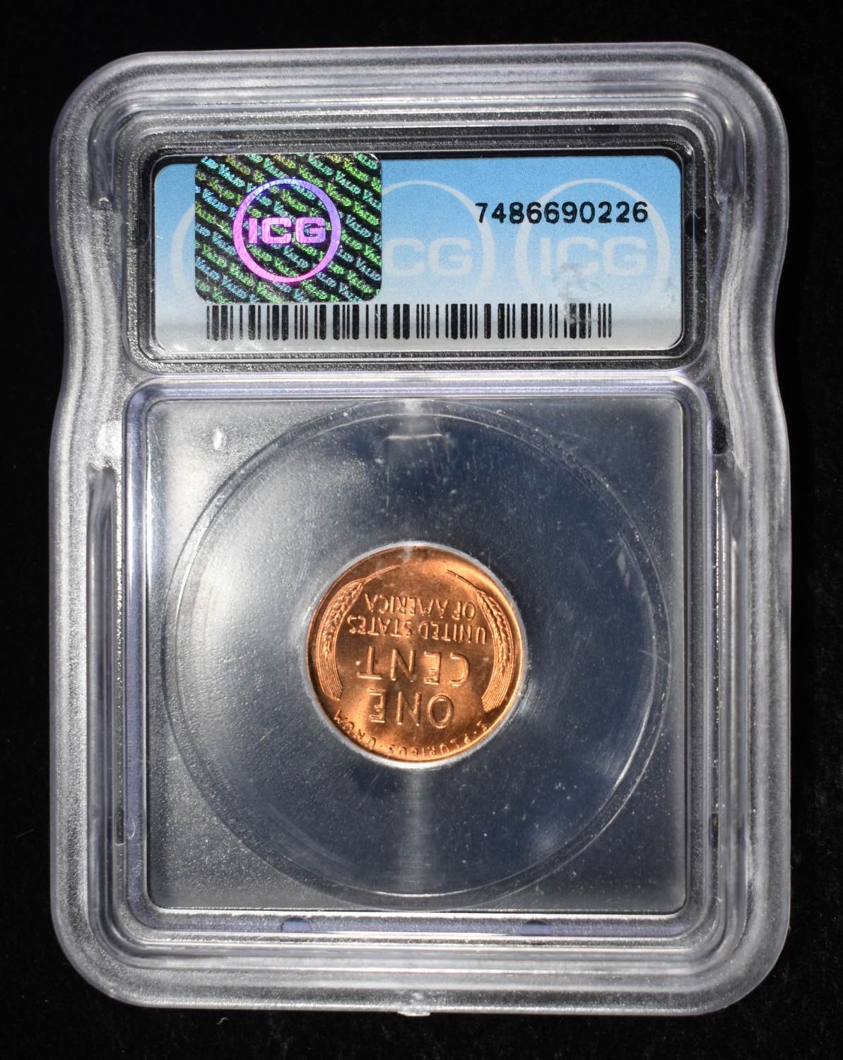 1956-D WHEAT CENT ICG MS67RD