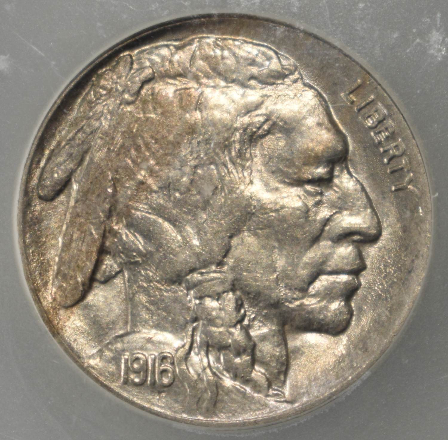 1916-D BUFFALO NICKEL ICG AU58