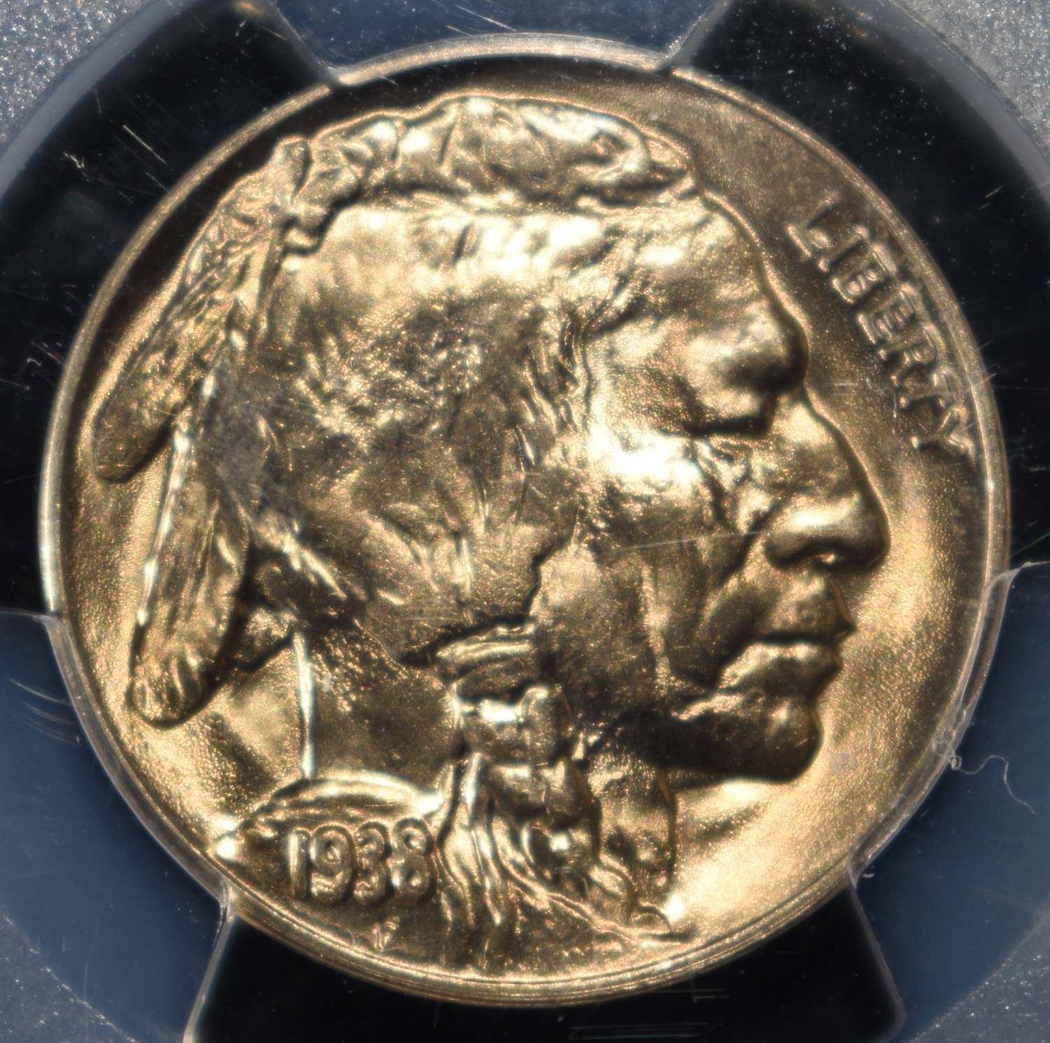 1938-D BUFFALO NICKEL PCGS MS-66