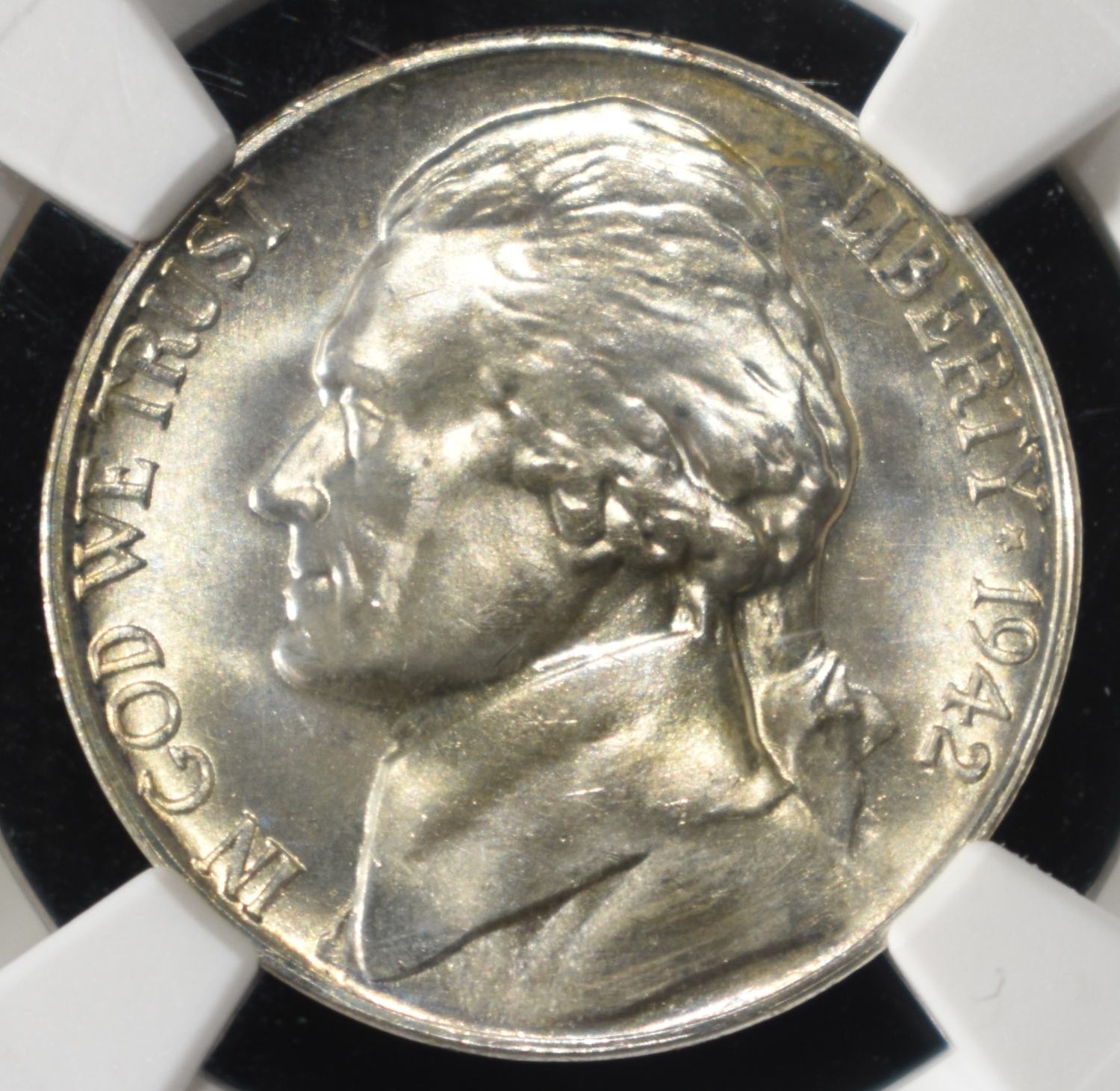 1942-S WAR NICKEL NGC MS67