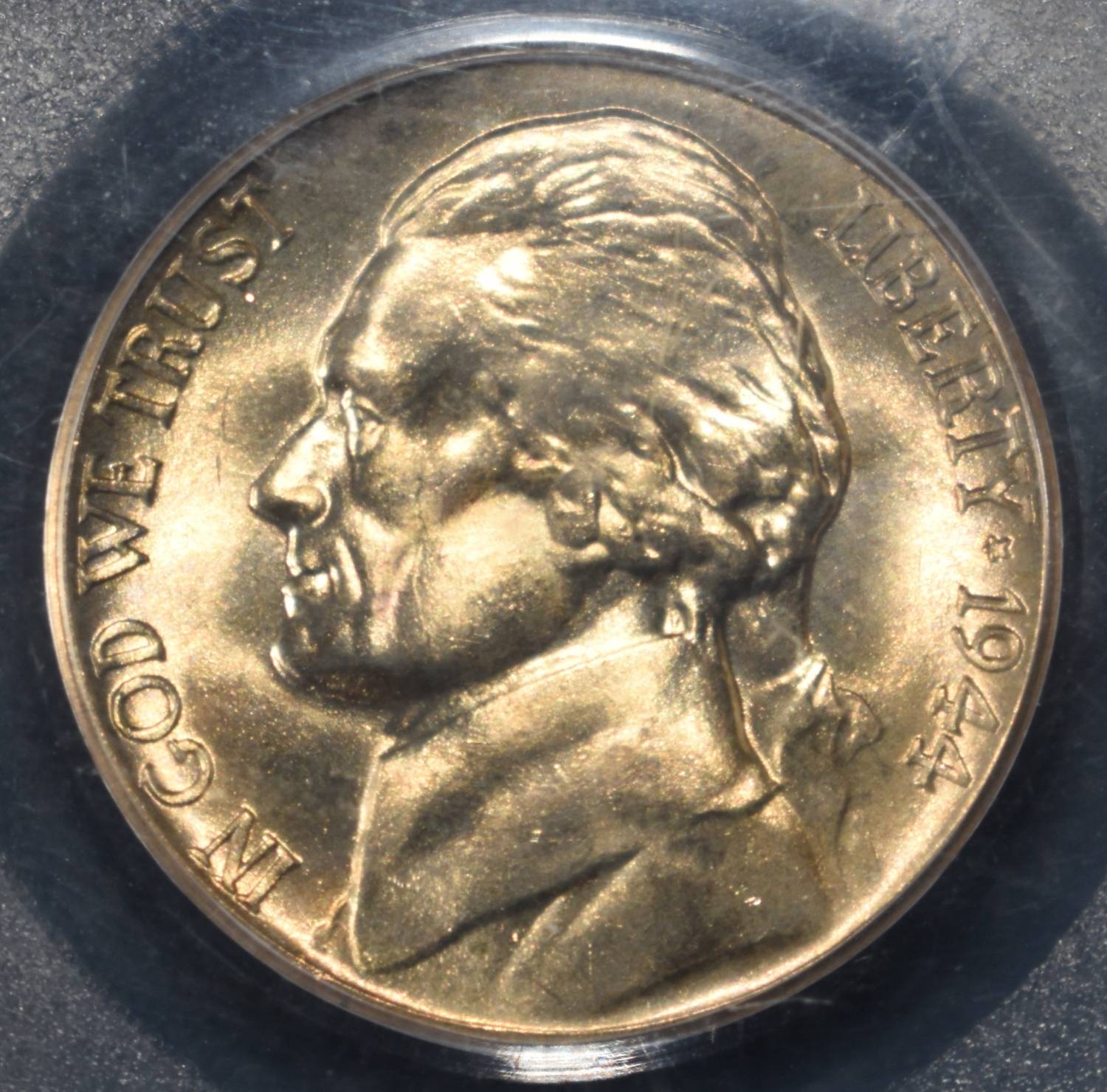 1944-D WAR NICKEL PCGS MS66FS