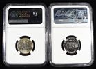 (2) NGC GRADED NICKELS. 1944-D WAR NICKEL NGC MS66 & 1953 JEFFERSON NICEKL NGC PF67 ESTIMATE $80 Image - 1