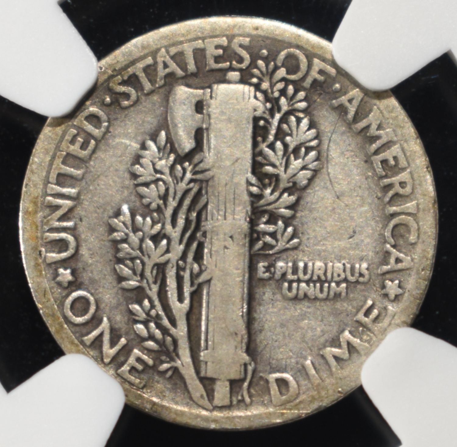 1921 MERCURY DIME NGC VG10