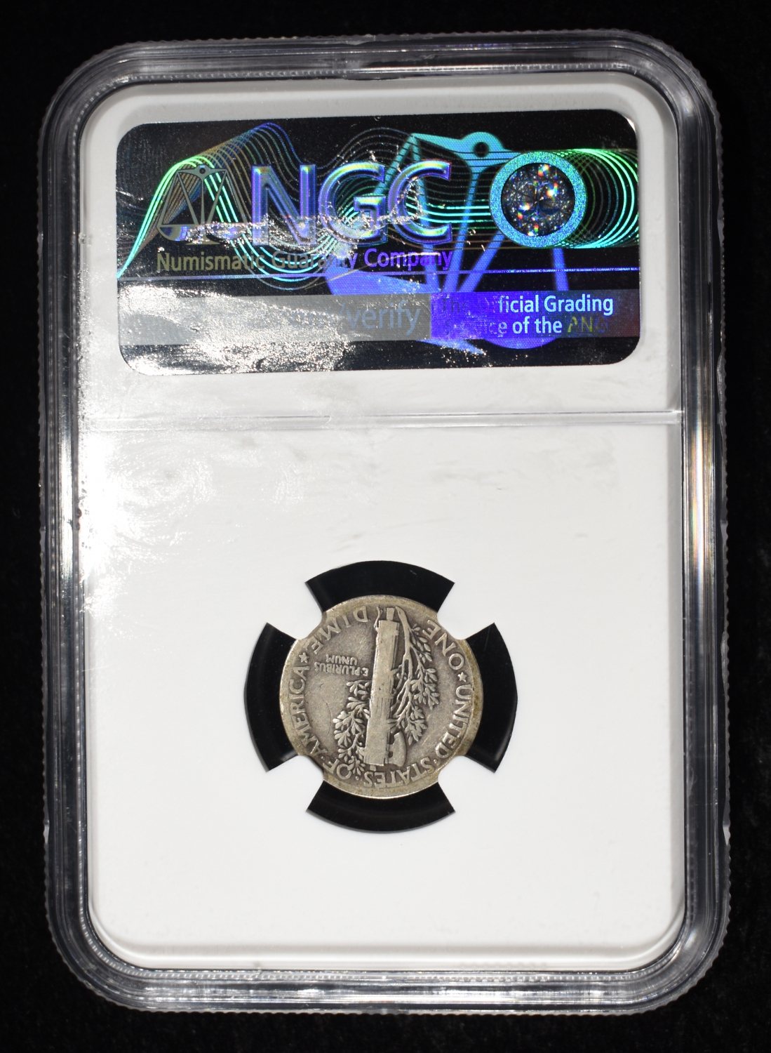 1921 MERCURY DIME NGC VG10