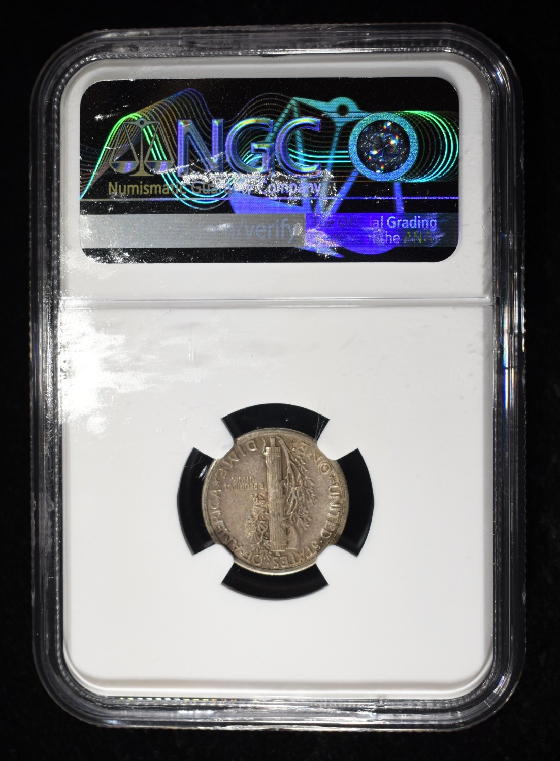 1926-S MERCURY DIME NGC AU53
