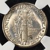 1936-D MERCURY DIME NGC MS65 FB. BID WITH SILVER CITY AUCTIONS ESTIMATE $260 - $310.Image - 2