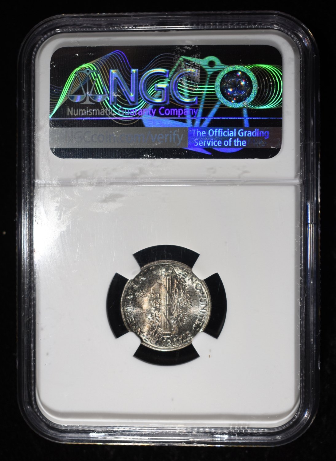 1945-S MERCURY DIME NGC MS67 MICRO S