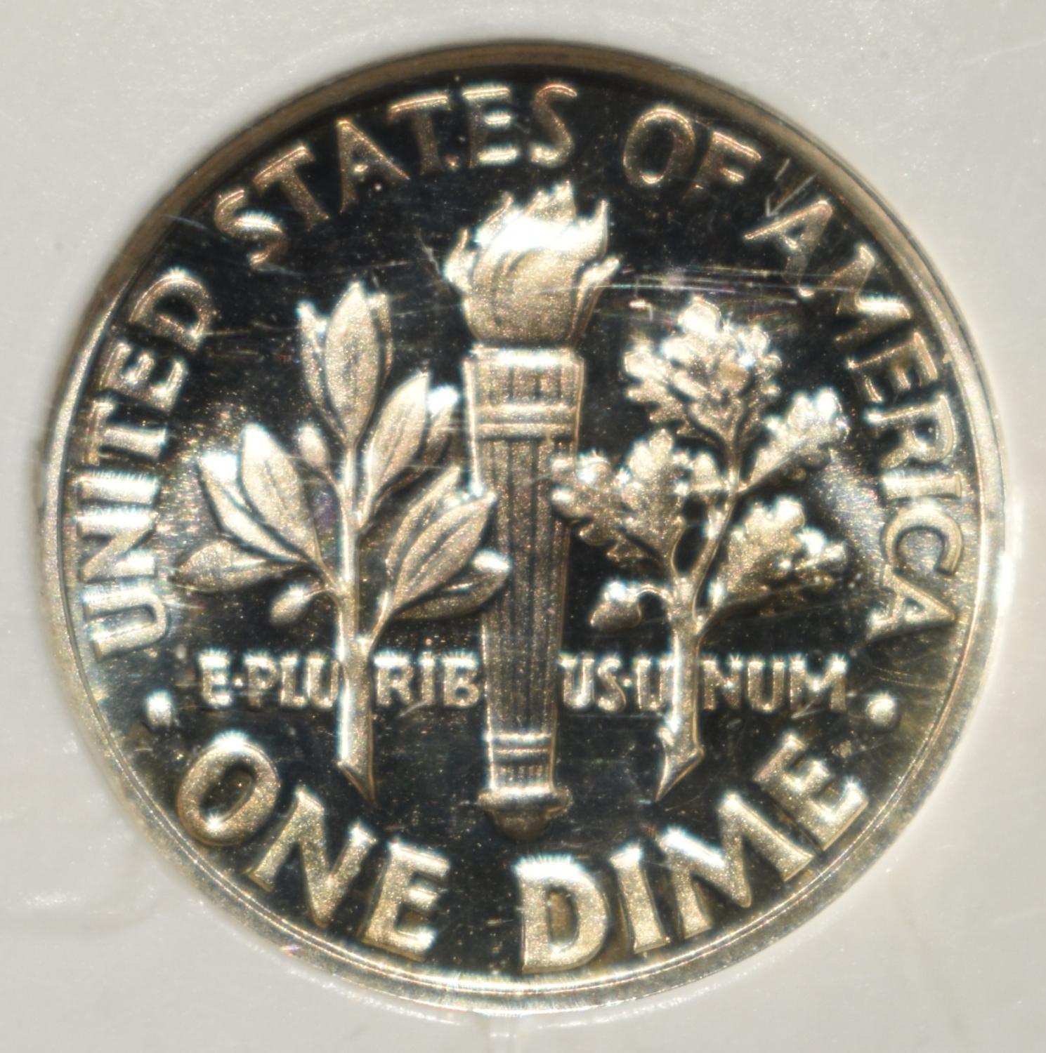 1963 ROOSEVELT DIME PCI PERFECT GEM PROOF DCAM