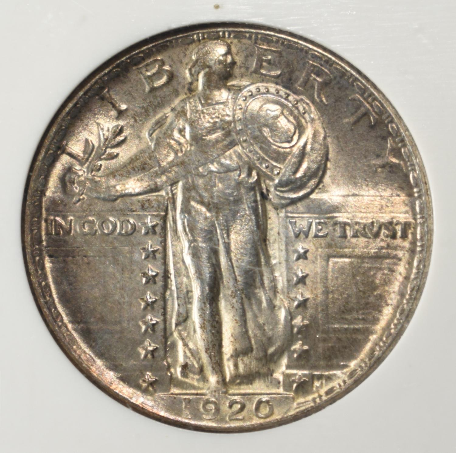 1920 STANDING LIBERTY QUARTER PCI GEM BU FH