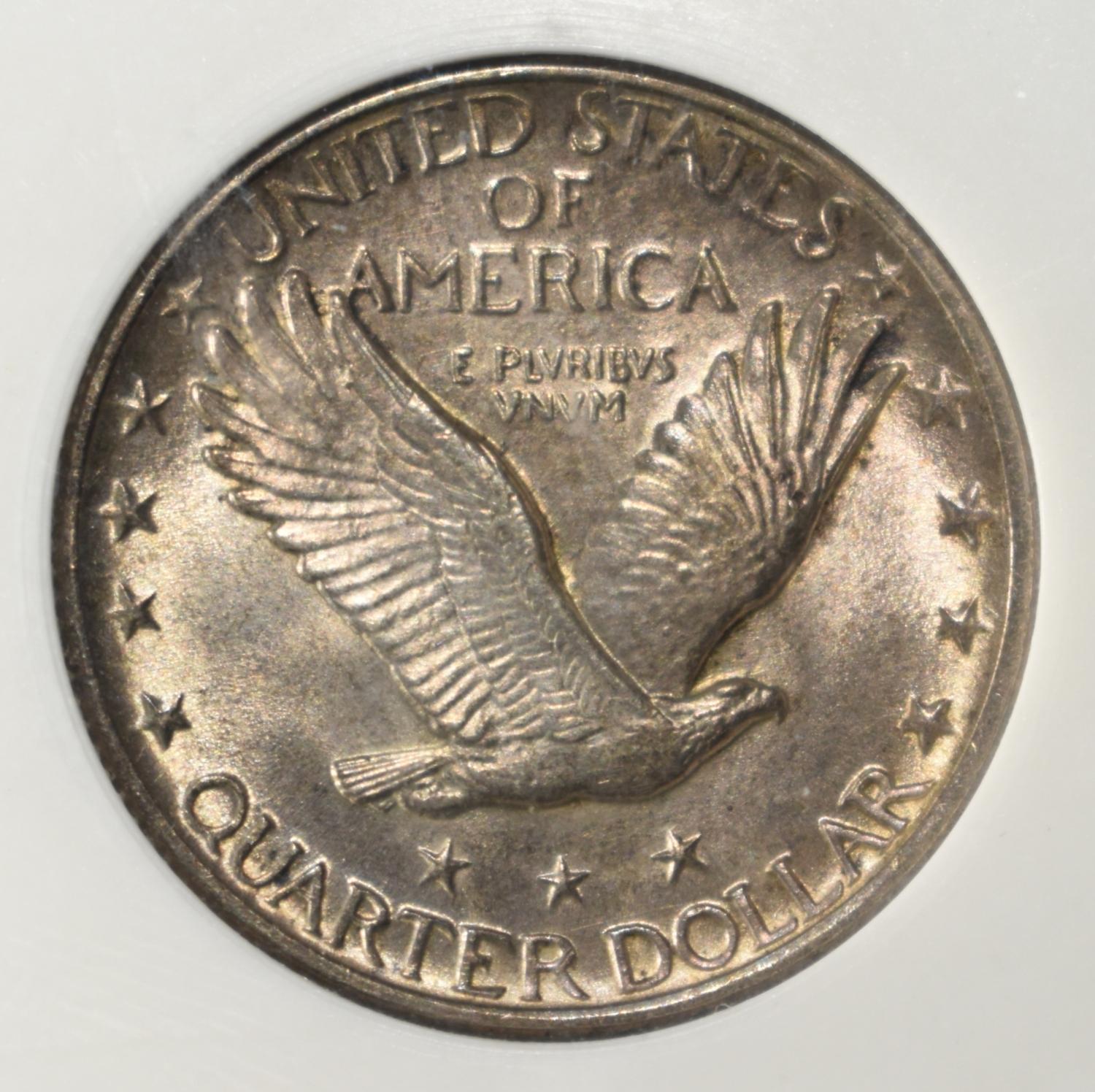 1920 STANDING LIBERTY QUARTER PCI GEM BU FH