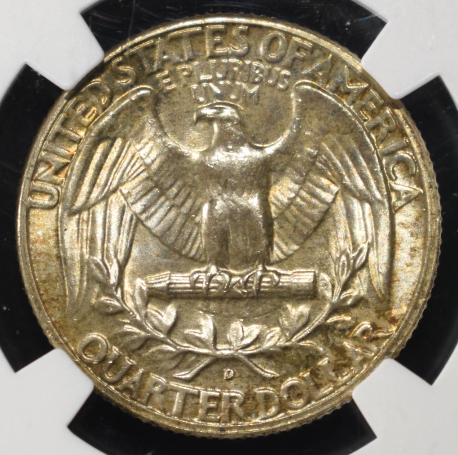 1951-D WASHINGTON QUARTER NGC MS67