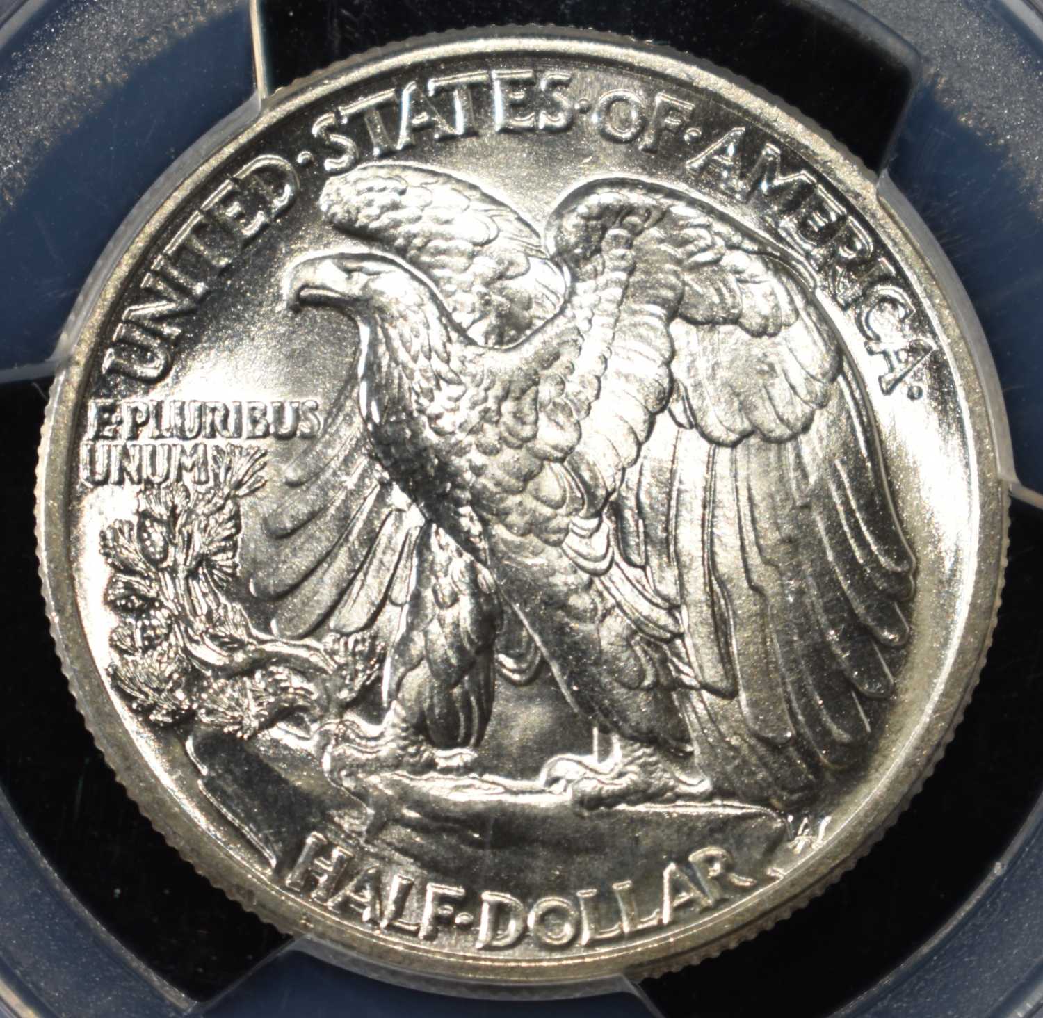 1942 WALKING LIBERTY HALF PCGS MS-64