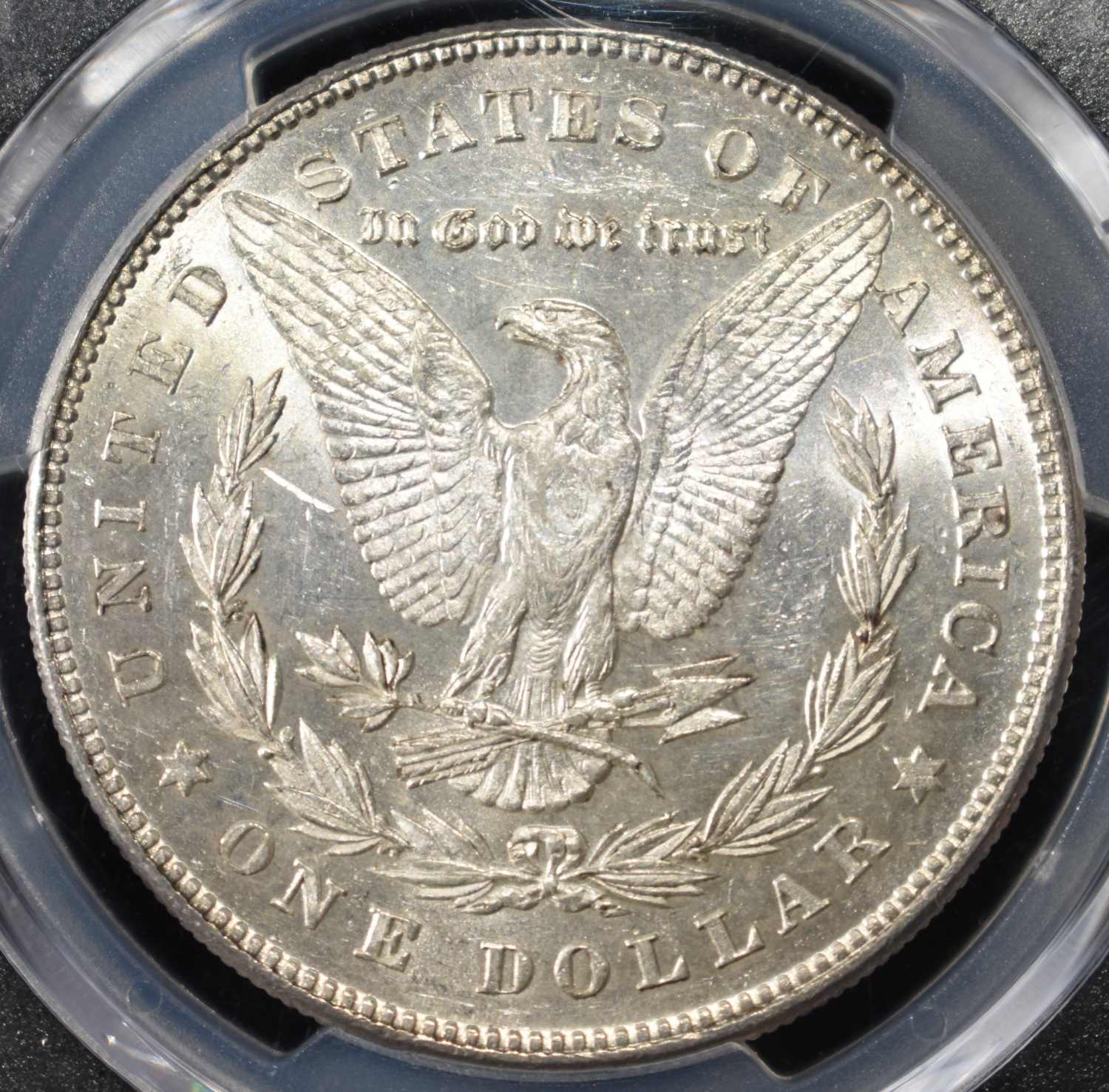 1878 7TF REV. 78 MORGAN DOLLAR PCGS AU-58