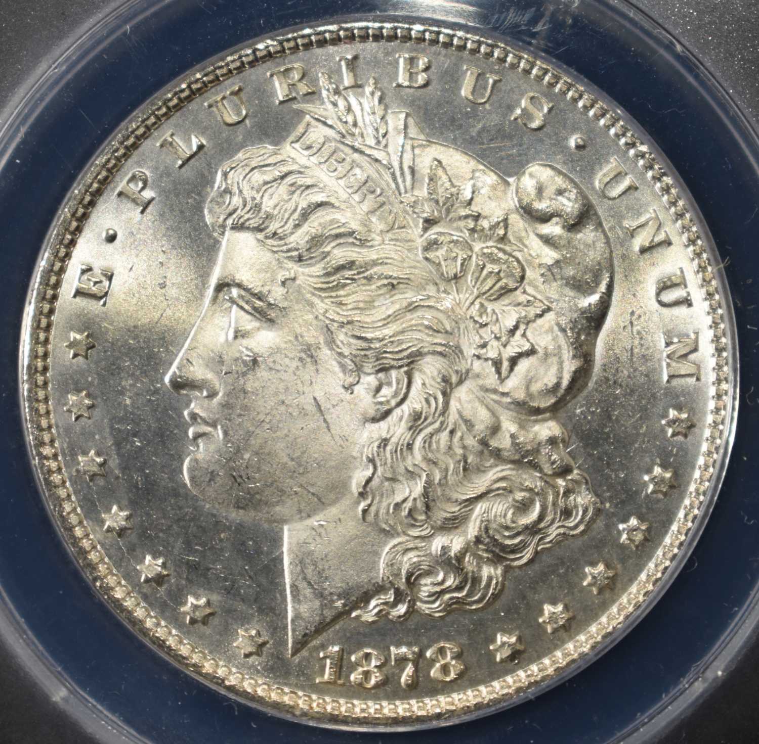 1878 7/8TF MORGAN DOLLAR ANACS MS-62 VAM-41C