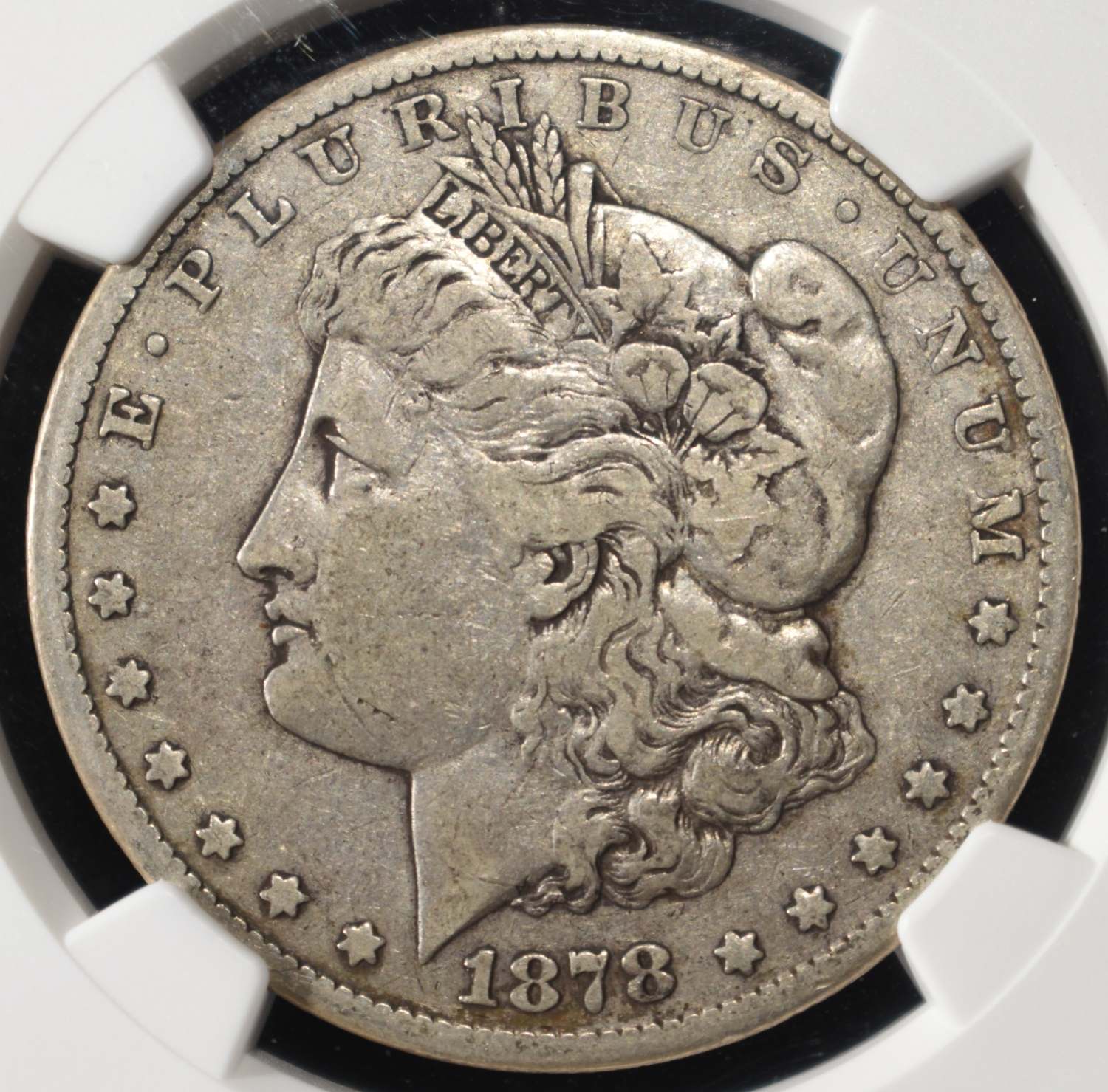 1878-CC MORGAN DOLLAR NGC F12