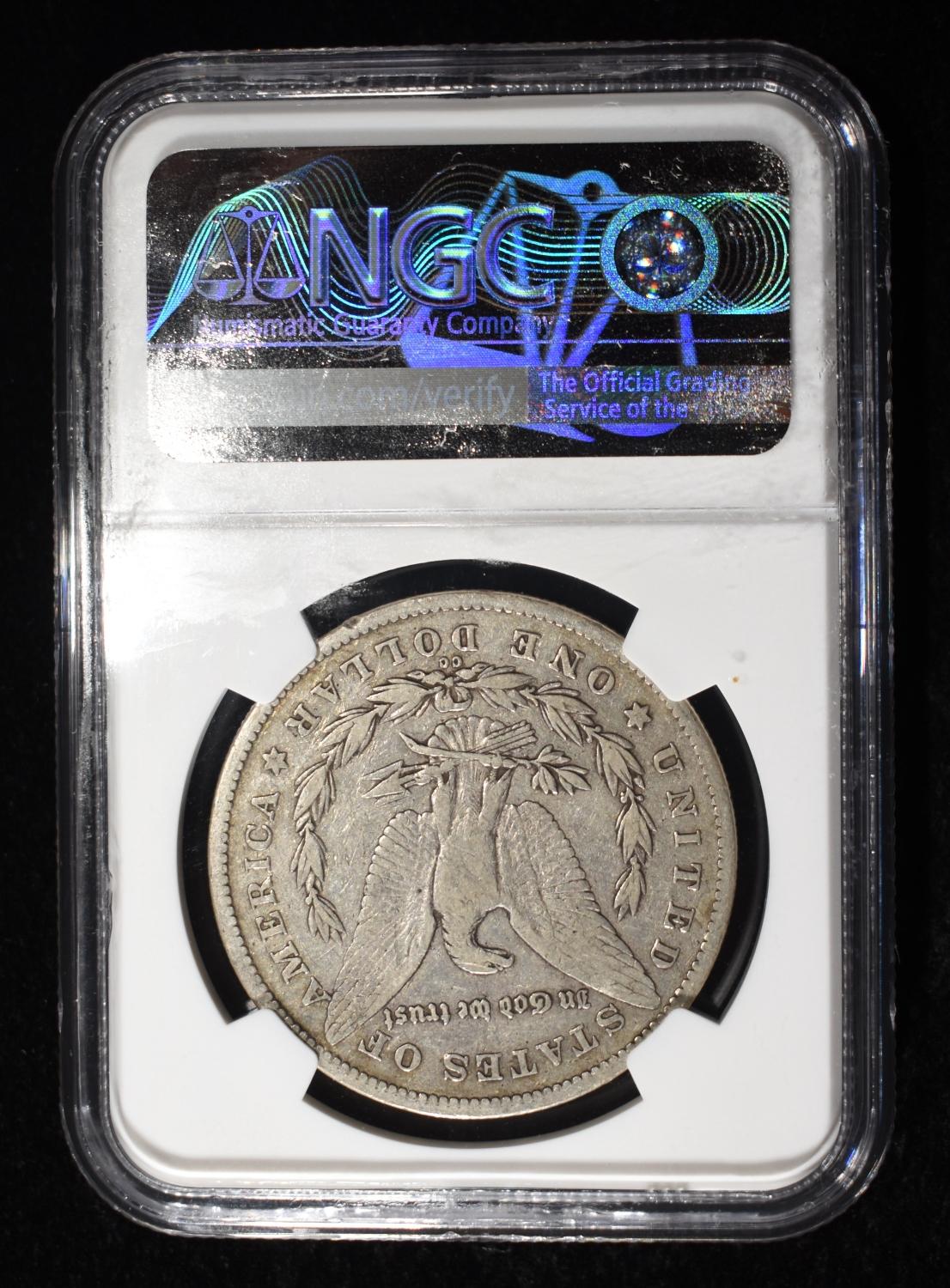 1878-CC MORGAN DOLLAR NGC F12
