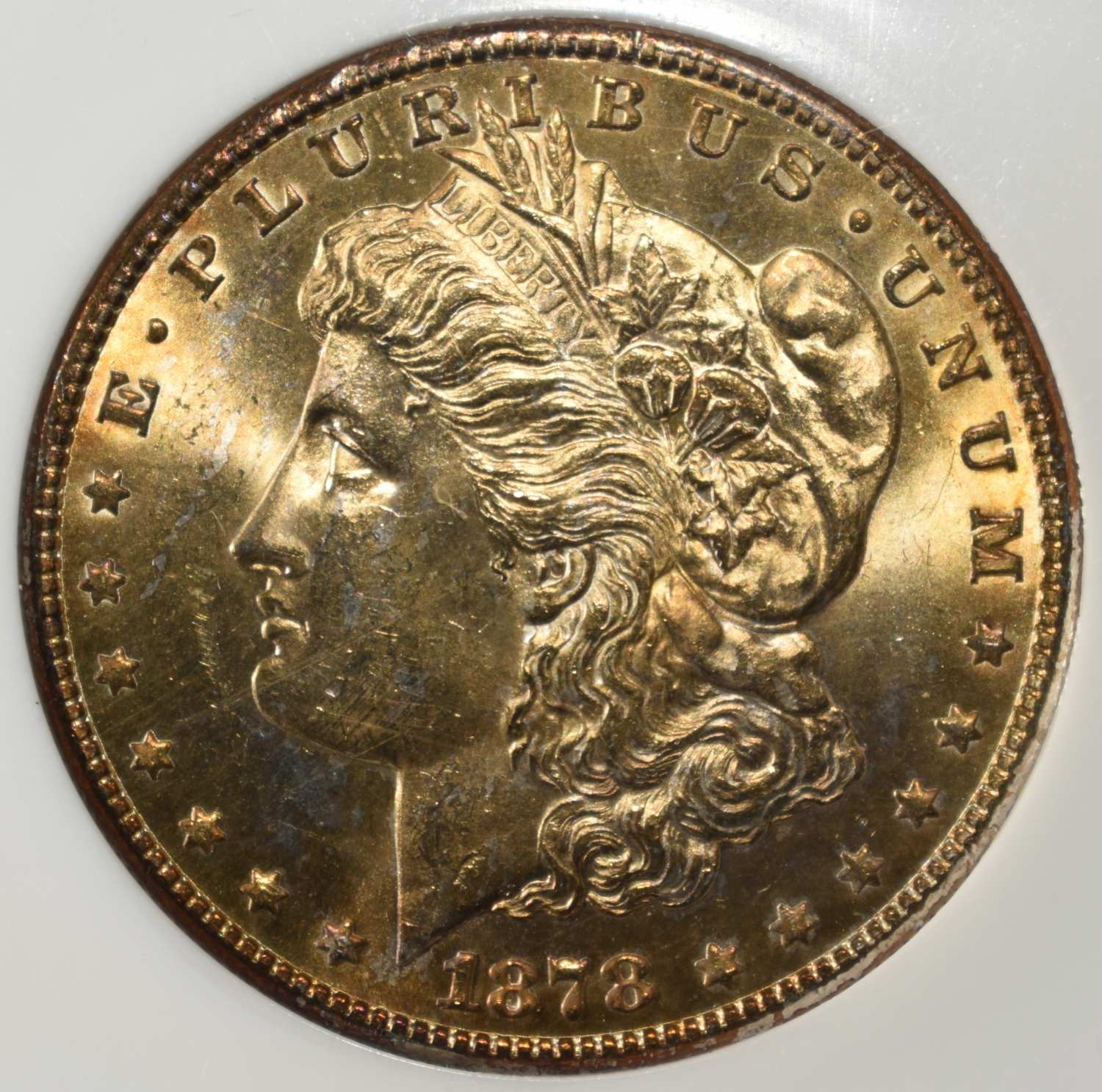 1878-S MORGAN DOLLAR PCI SUPERB GEM BU PL