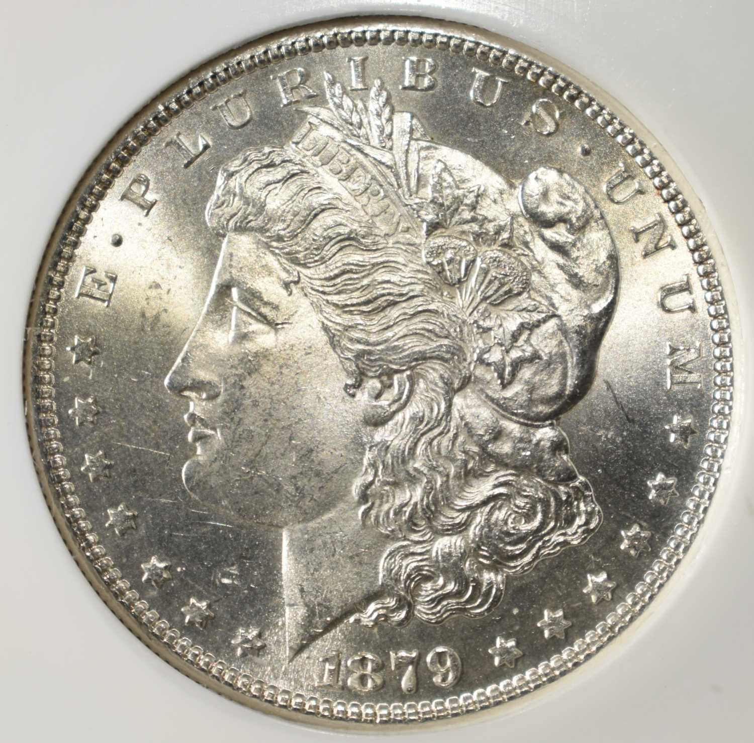 1879-S MORGAN DOLLAR PCI SUPERB GEM BU
