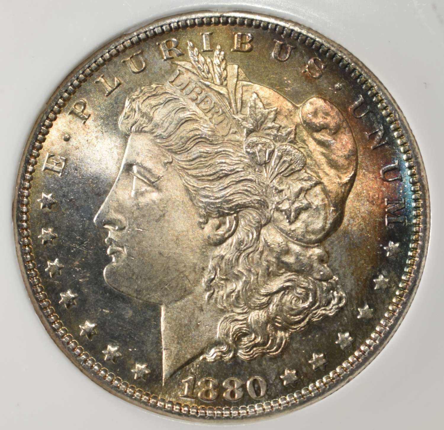 1880-S MORGAN DOLLAR PCI SUPERB GEM BU PL