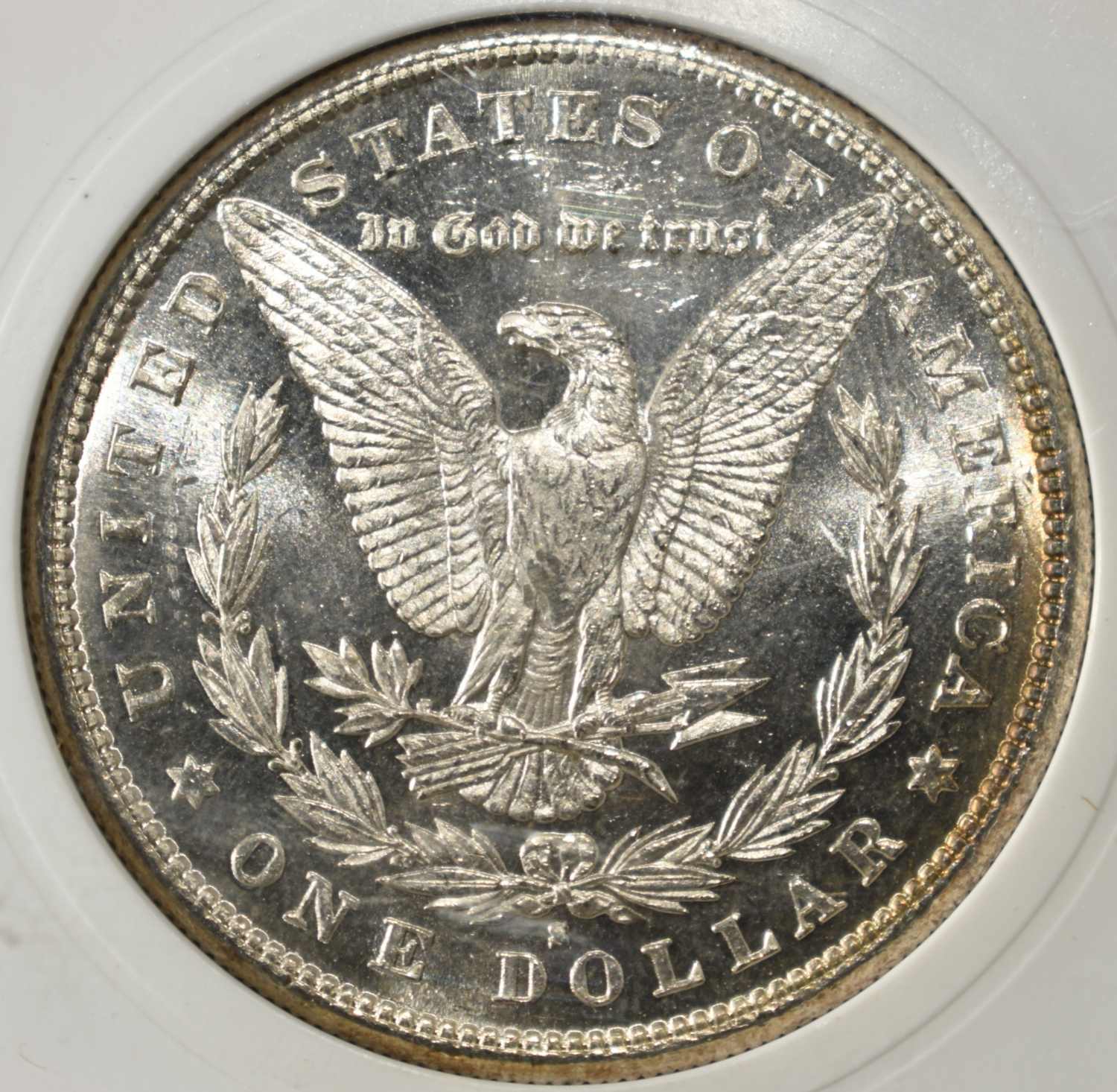 1881-S MORGAN DOLLAR PCI SUPERB GEM BU DMPL