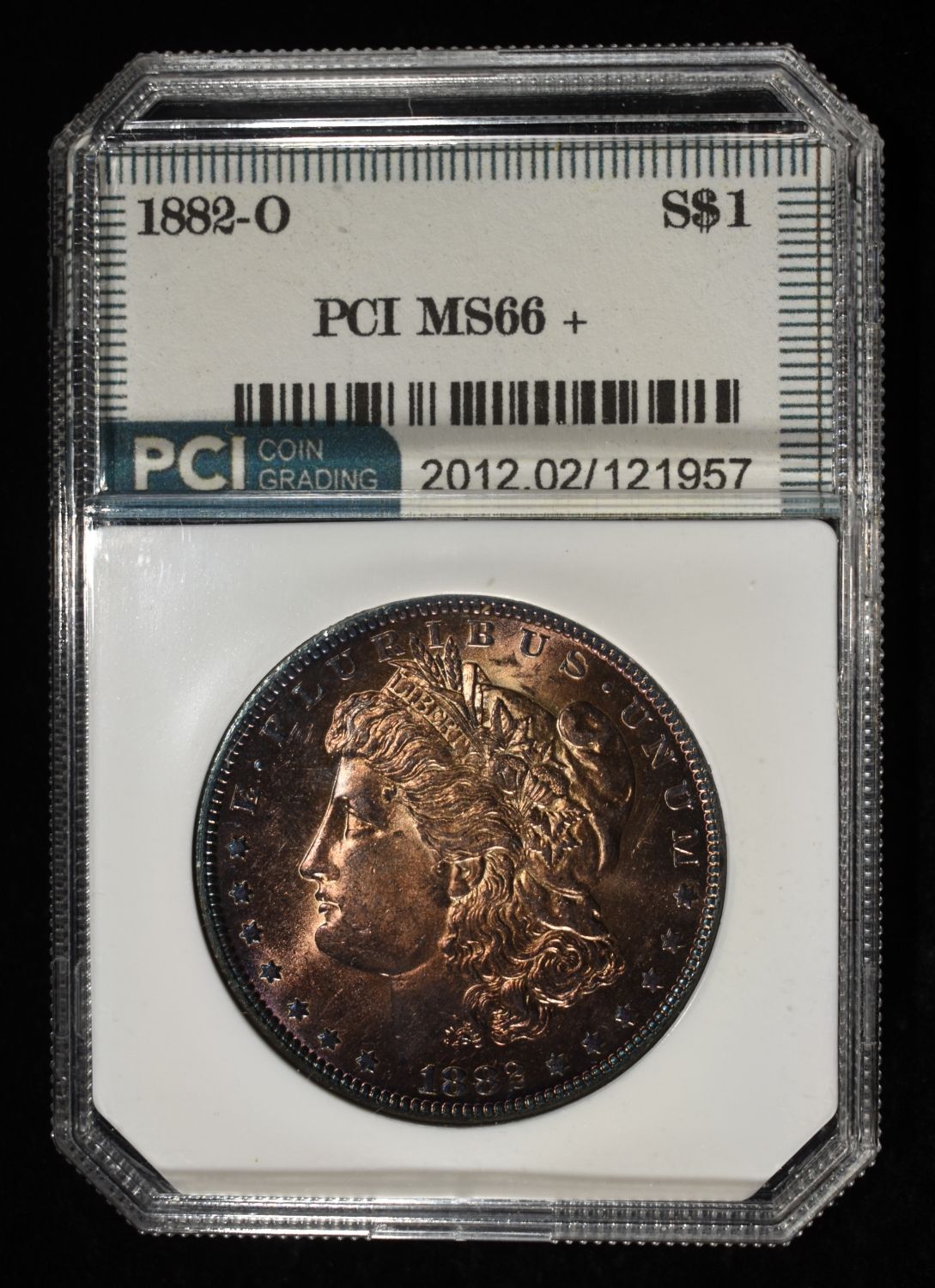 1882-O MORGAN DOLLAR PCI SUPERB GEM BU