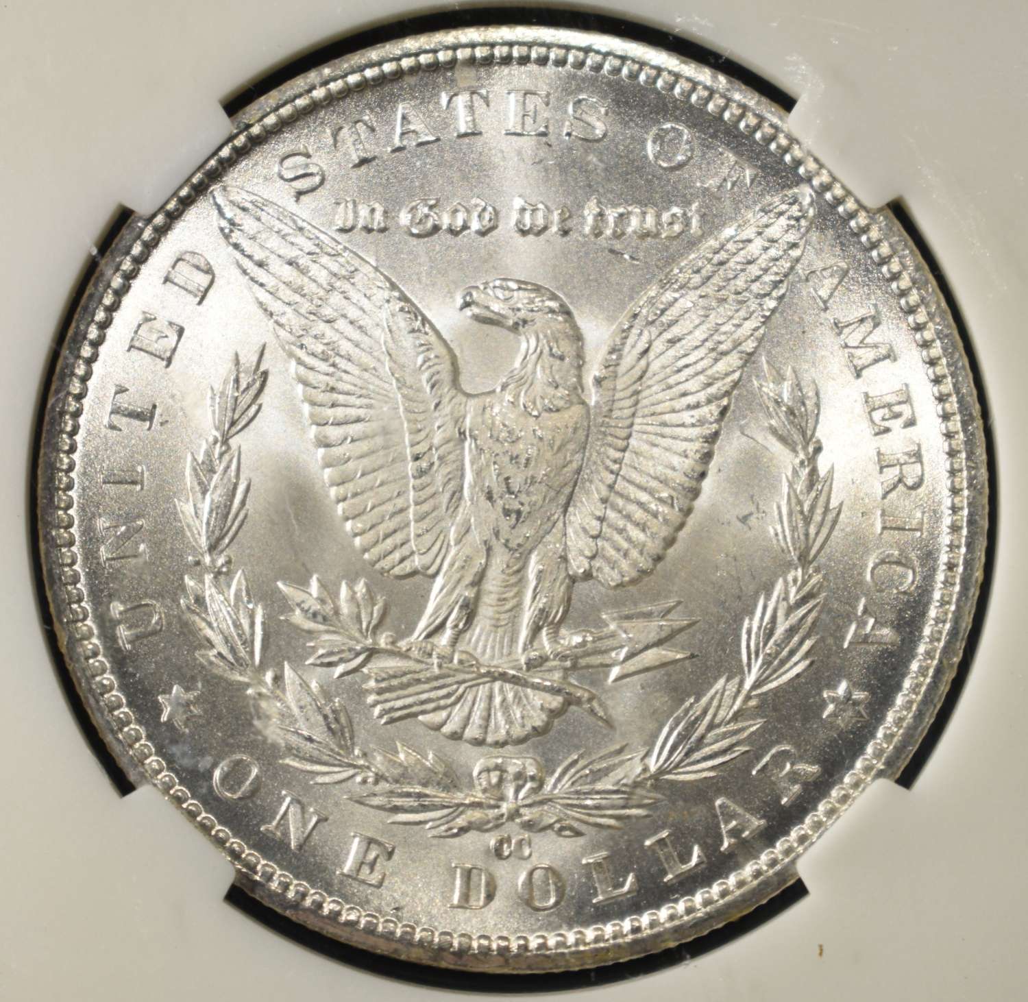 1884-CC MORGAN DOLLAR PGA CH/GEM BU