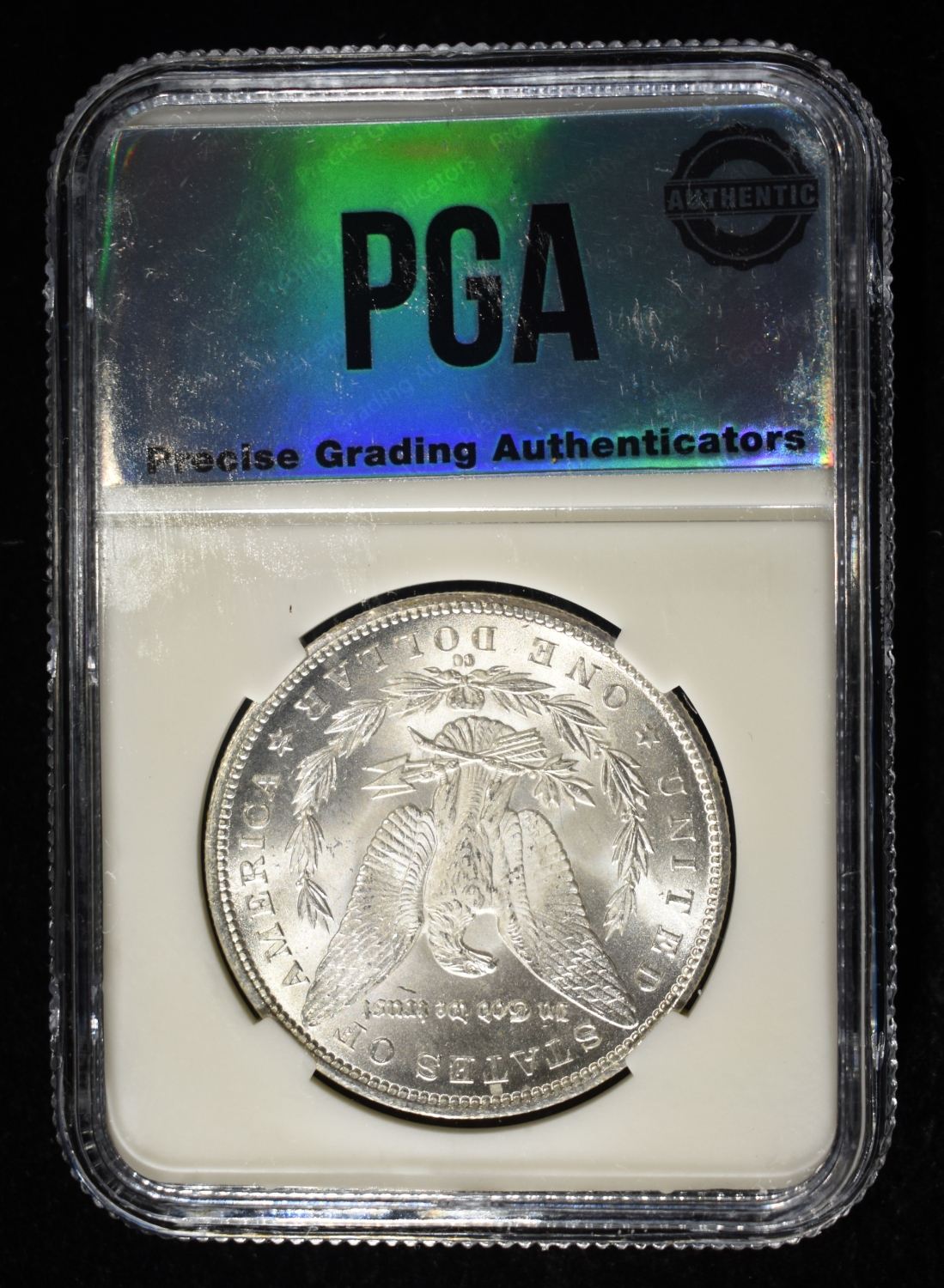 1884-CC MORGAN DOLLAR PGA CH/GEM BU