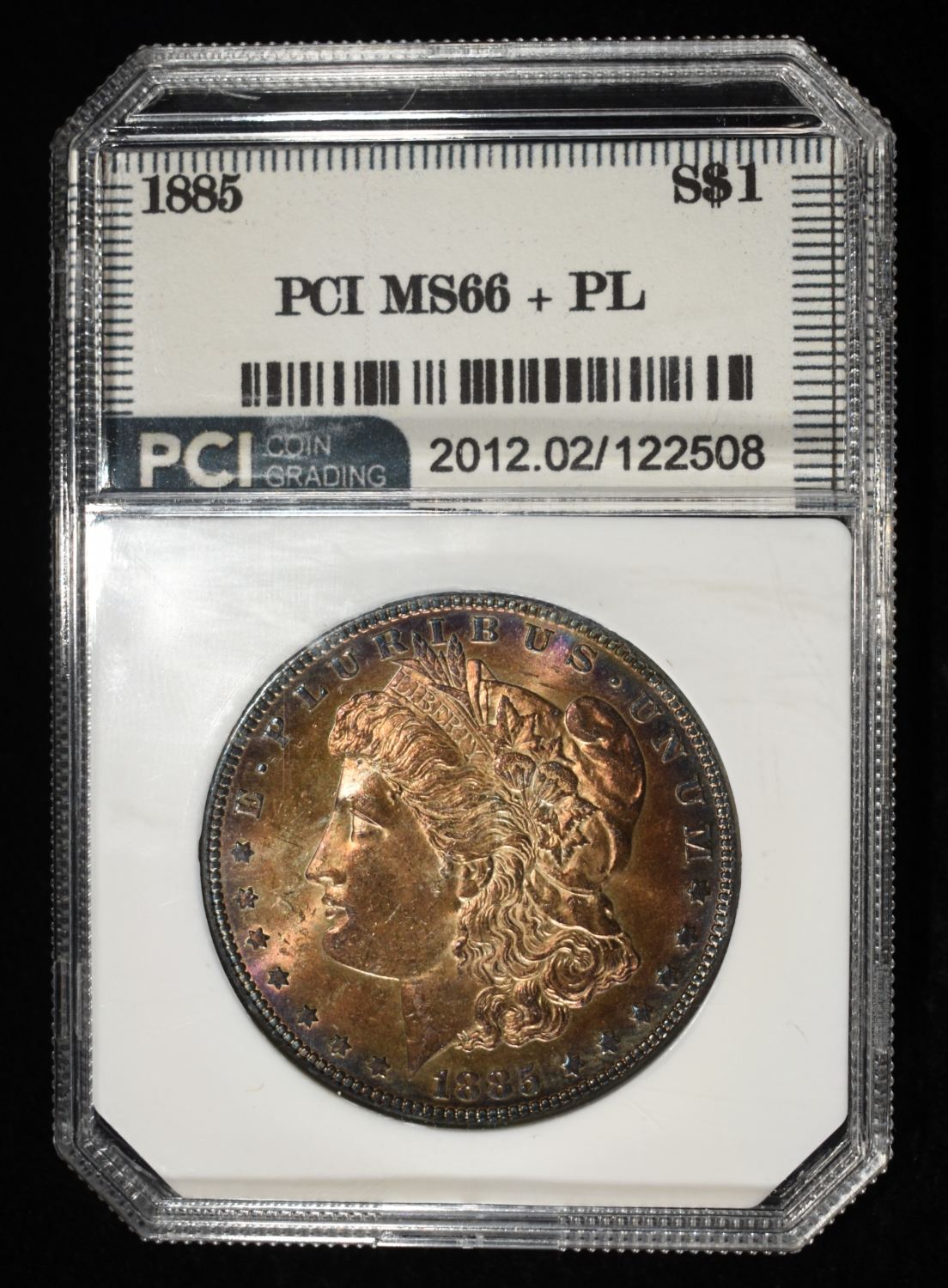 1885 MORGAN DOLLAR PCI SUPERB GEM BU PL