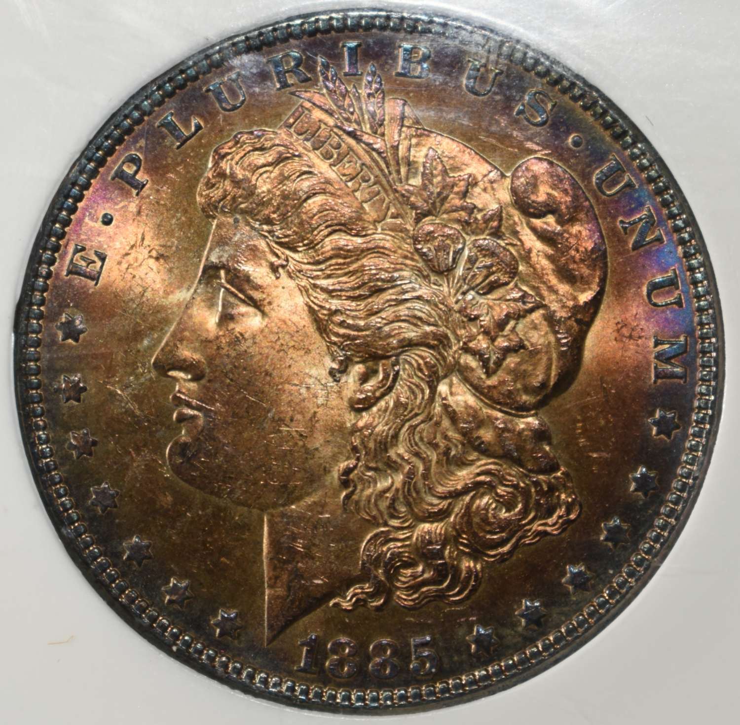 1885 MORGAN DOLLAR PCI SUPERB GEM BU PL