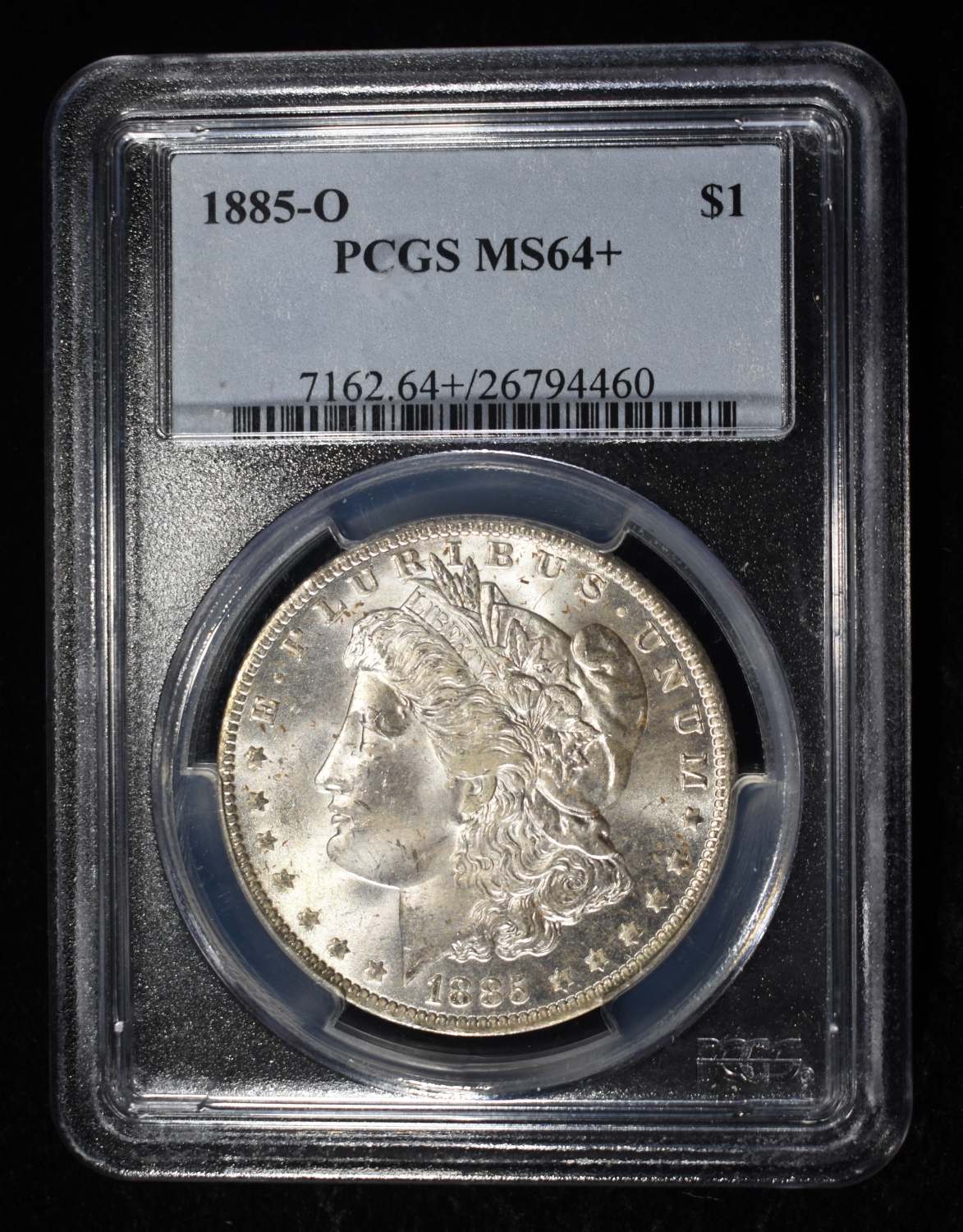 1885-O MORGAN DOLLAR PCGS MS-64+