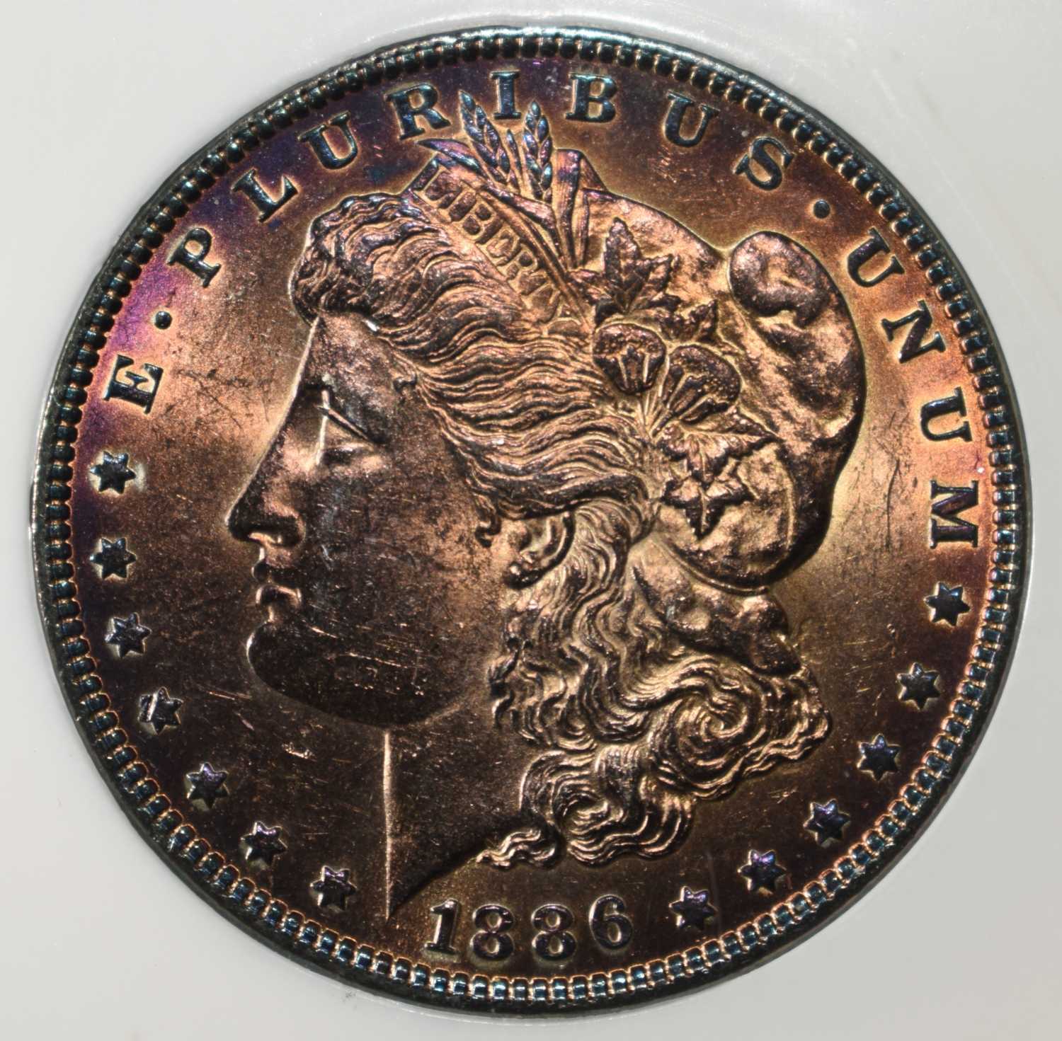 1886 MORGAN DOLLAR PCI GEM BU