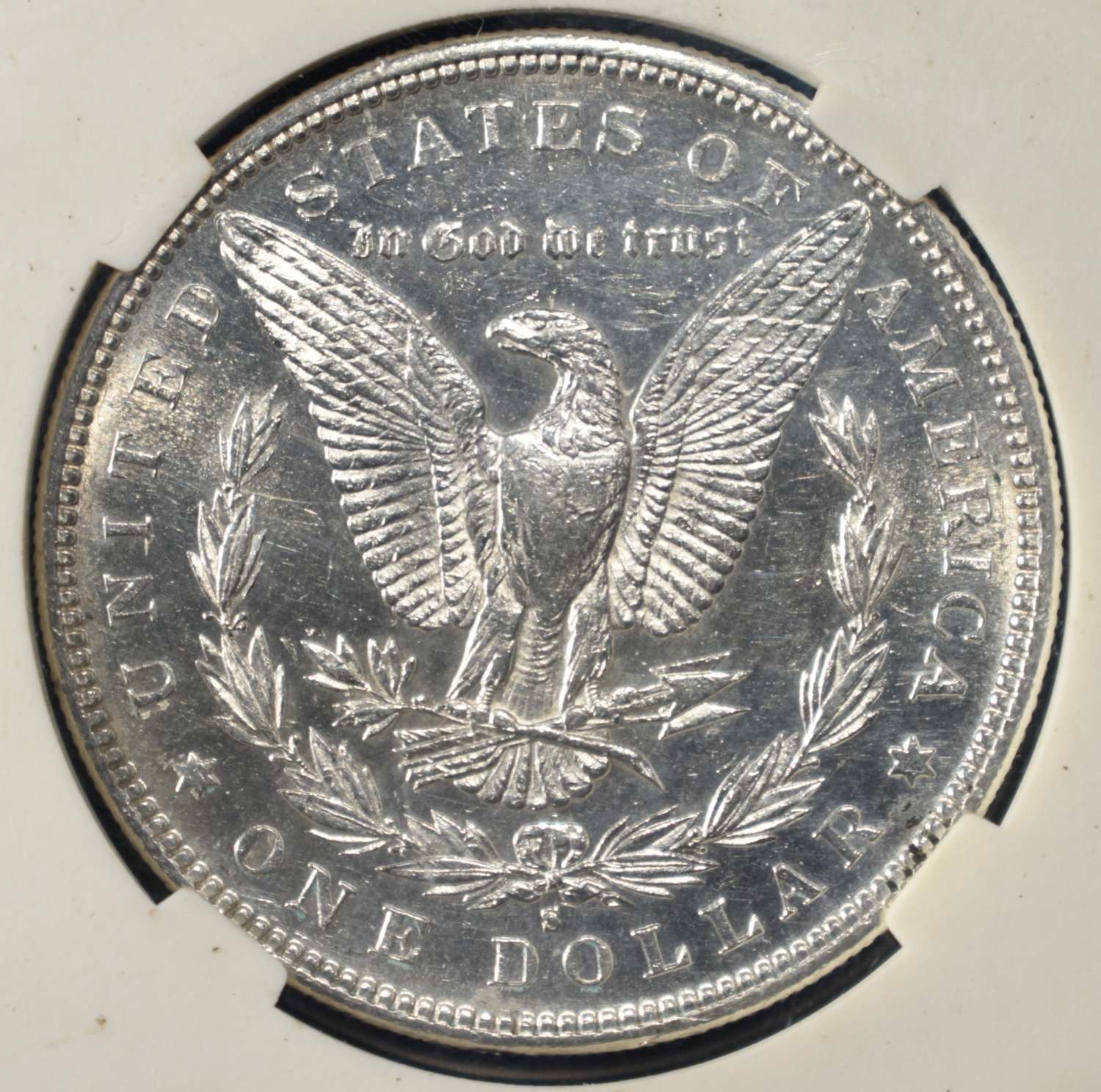 1886-S MORGAN DOLLAR PGA CH/GEM BU