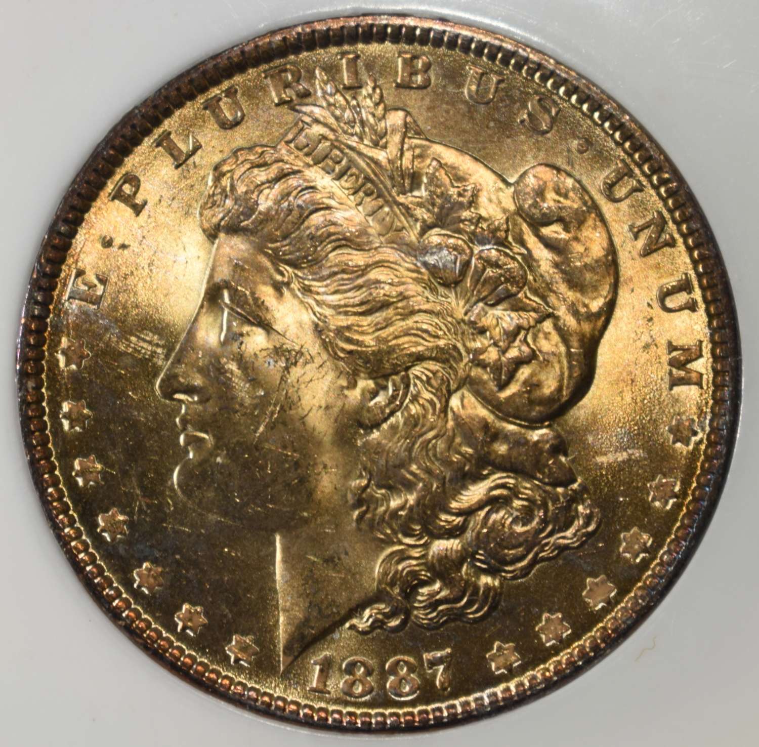 1887 MORGAN DOLLAR PCI SUPERB GEM BU