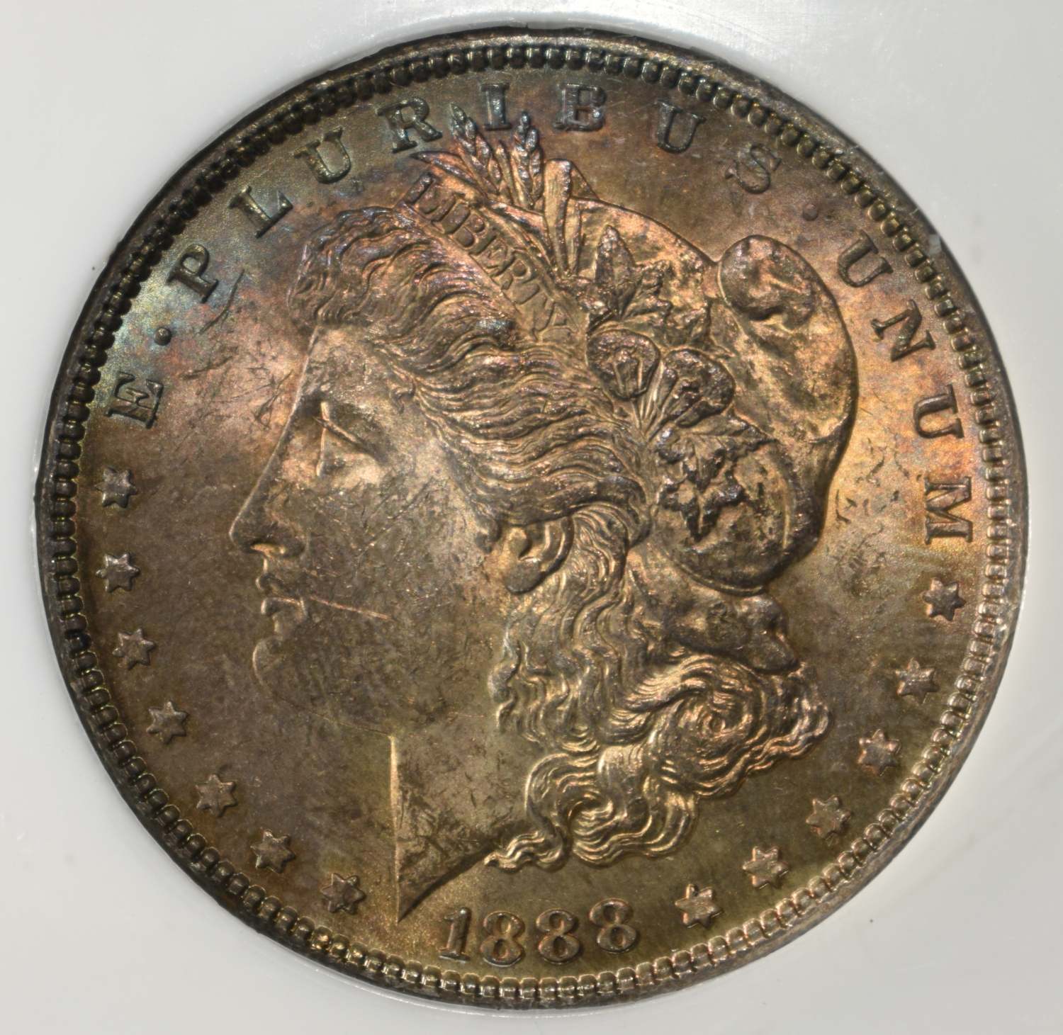 1888 MORGAN DOLLAR PCI SUPERB GEM BU