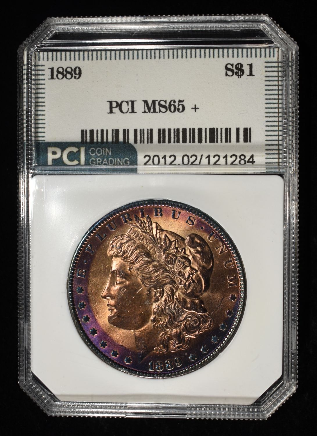 1889 MORGAN DOLLAR PCI GEM BU