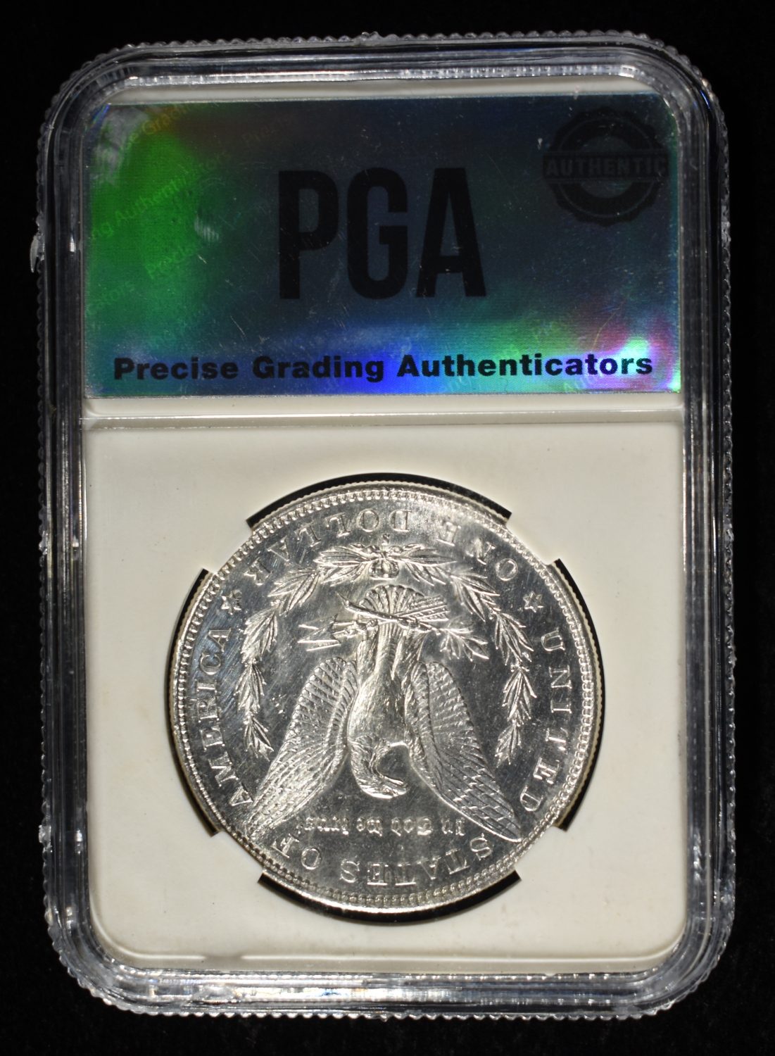 1889-S MORGAN DOLLAR PGA GEM BU DMPL