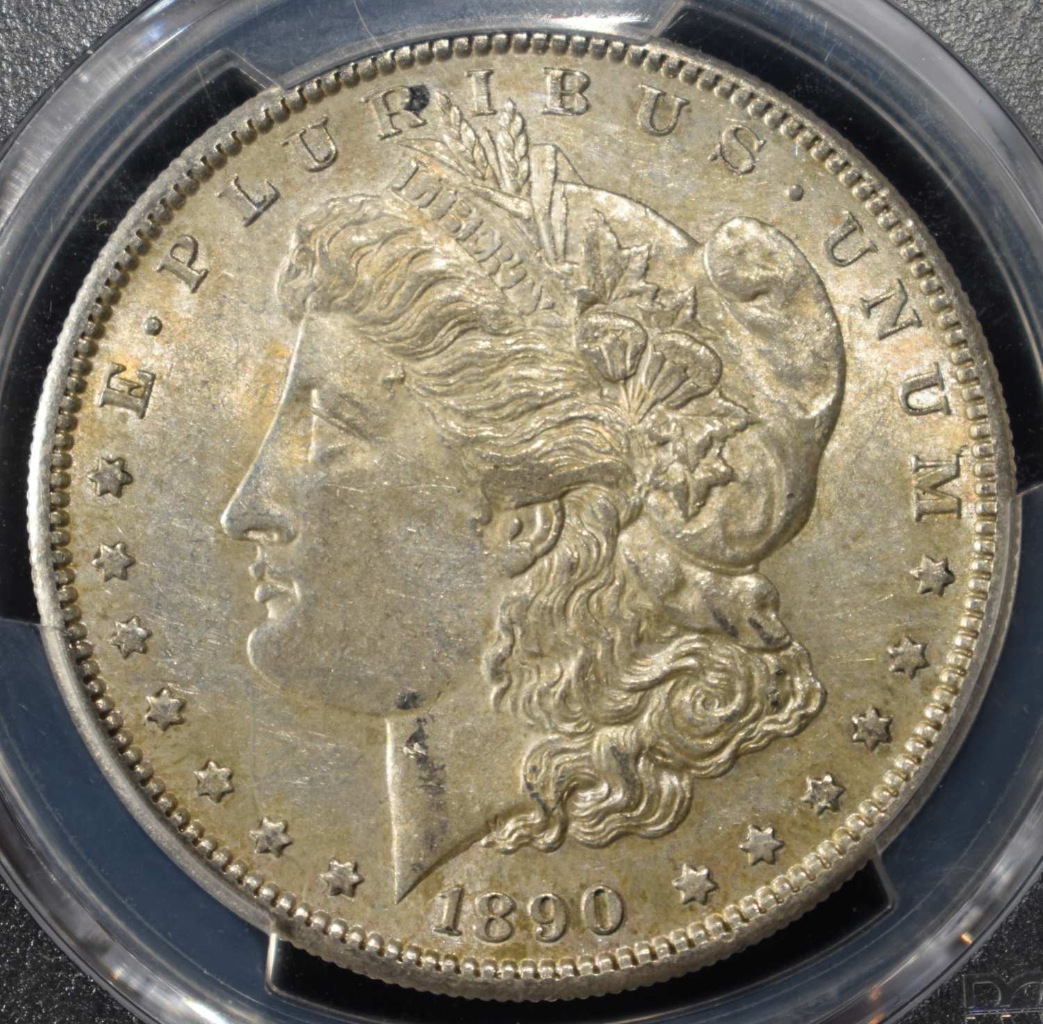 1890-S MORGAN DOLLAR PCGS AU-55
