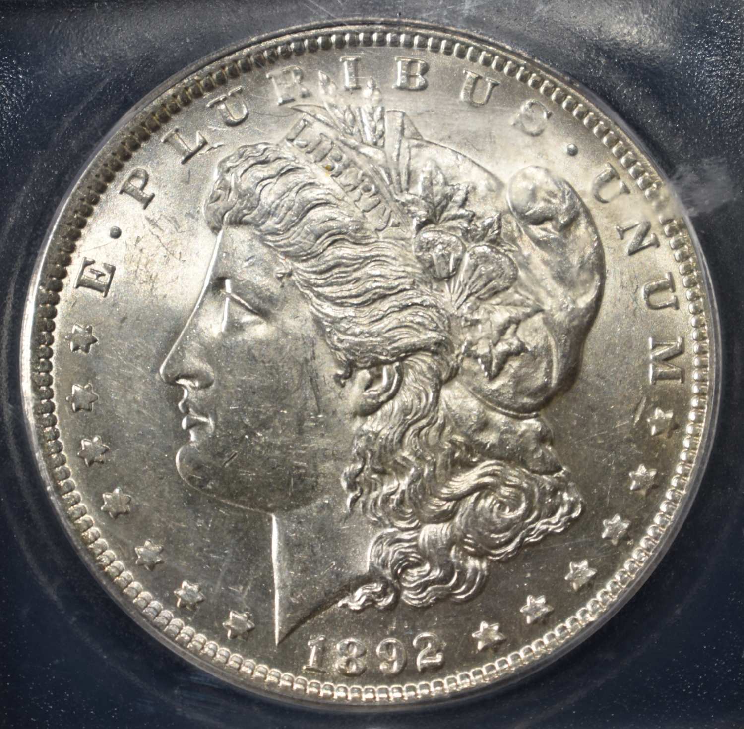 1892-O MORGAN DOLLAR ICG MS-62