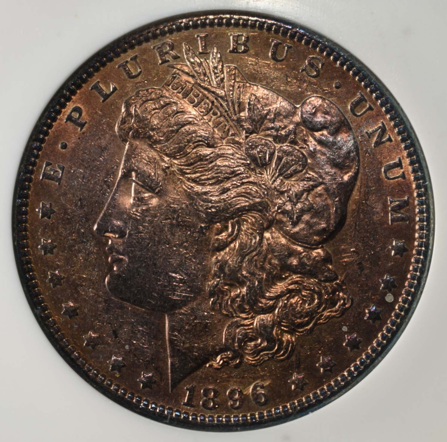 1896 MORGAN DOLLAR PCI GEM BU PL