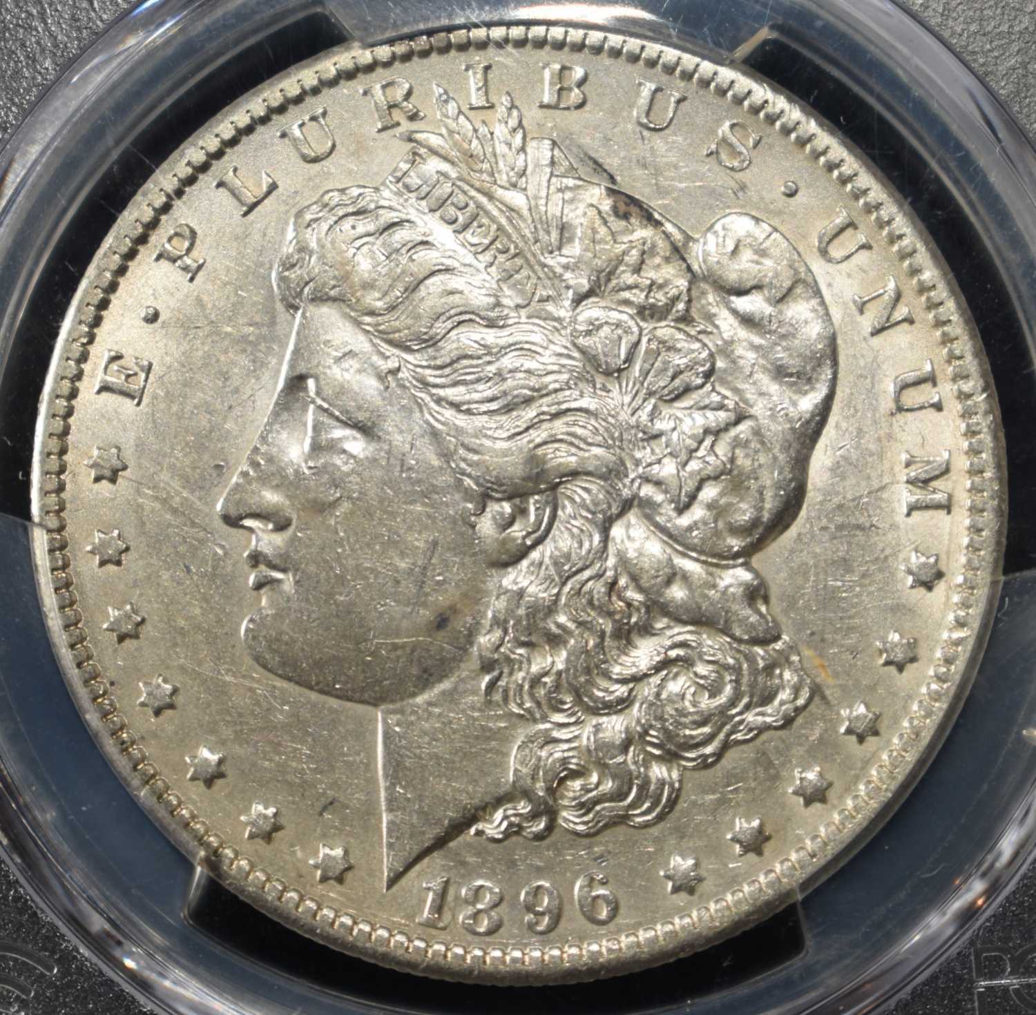 1896-O MORGAN DOLLAR PCGS AU-53
