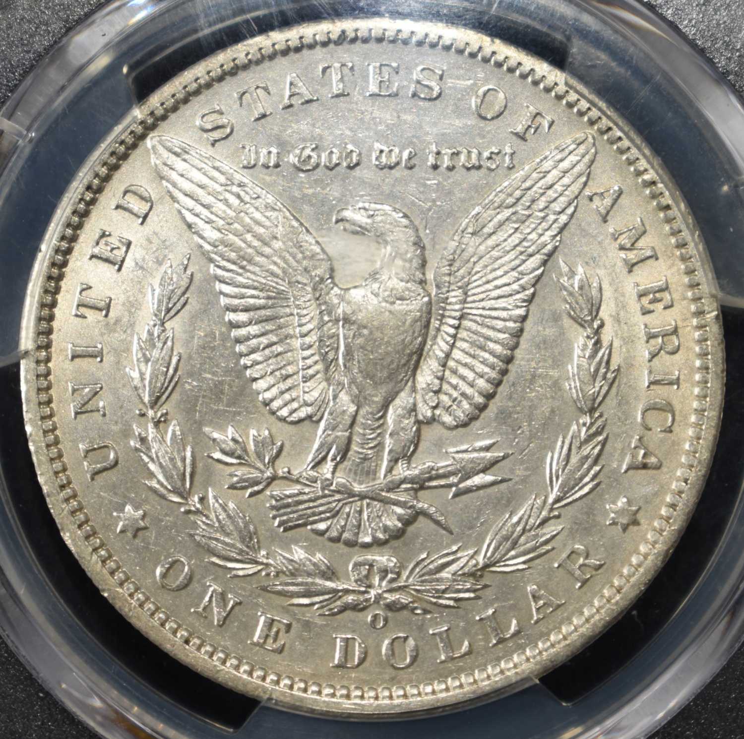 1896-O MORGAN DOLLAR PCGS AU-53