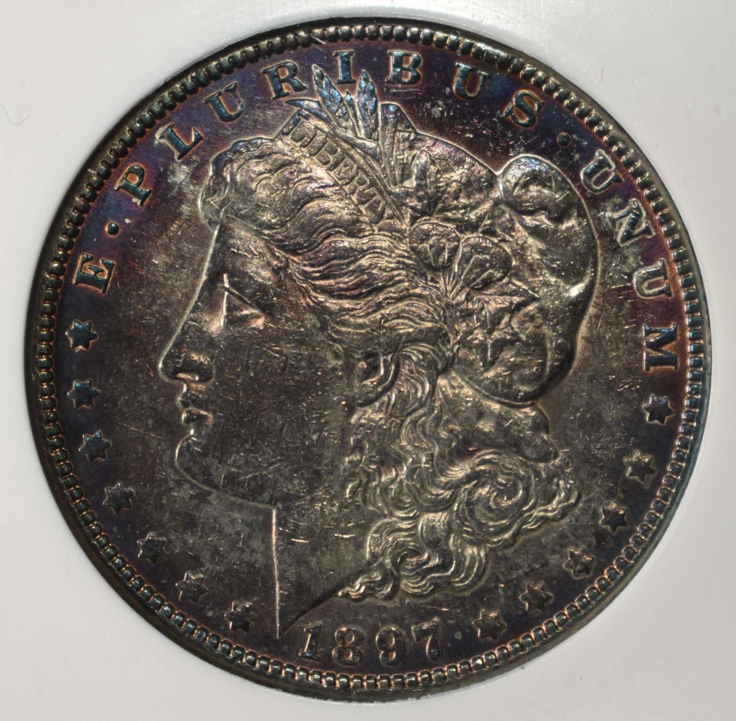 1897 MORGAN DOLLAR PCI GEM BU