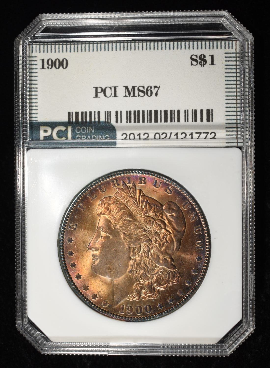 1900 MORGAN DOLLAR PCI SUPERB GEM BU
