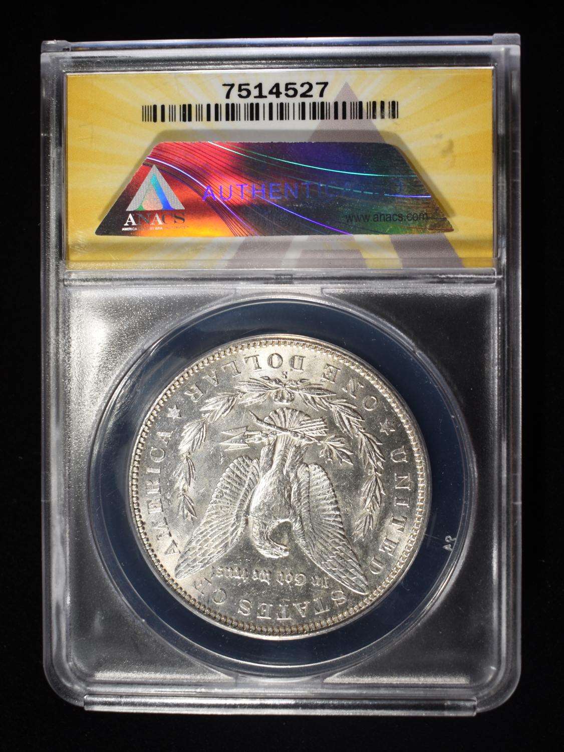 1900-S MORGAN DOLLAR ANACS MS61