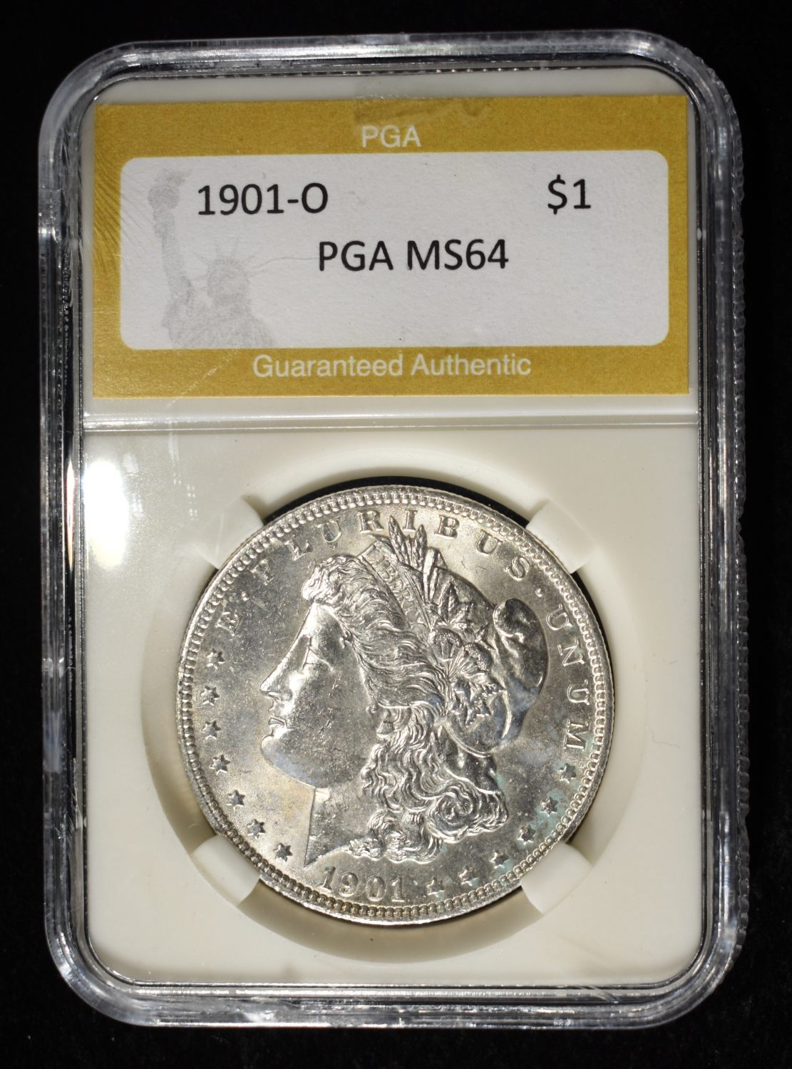 1901-O MORGAN DOLLAR PGA CH/GEM BU