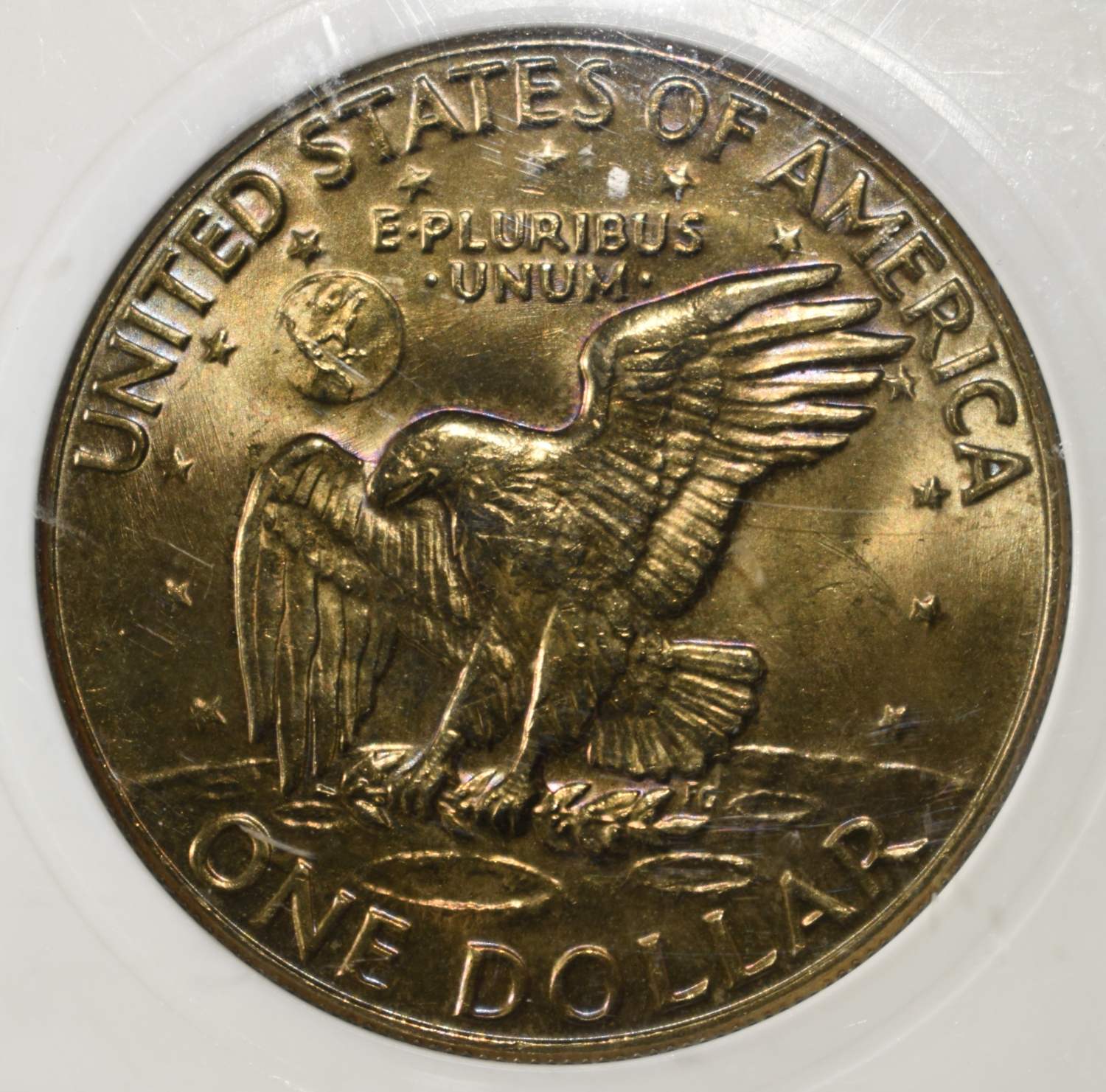 1974-D EISENHOWER DOLLAR PCI SUPERB GEM BU