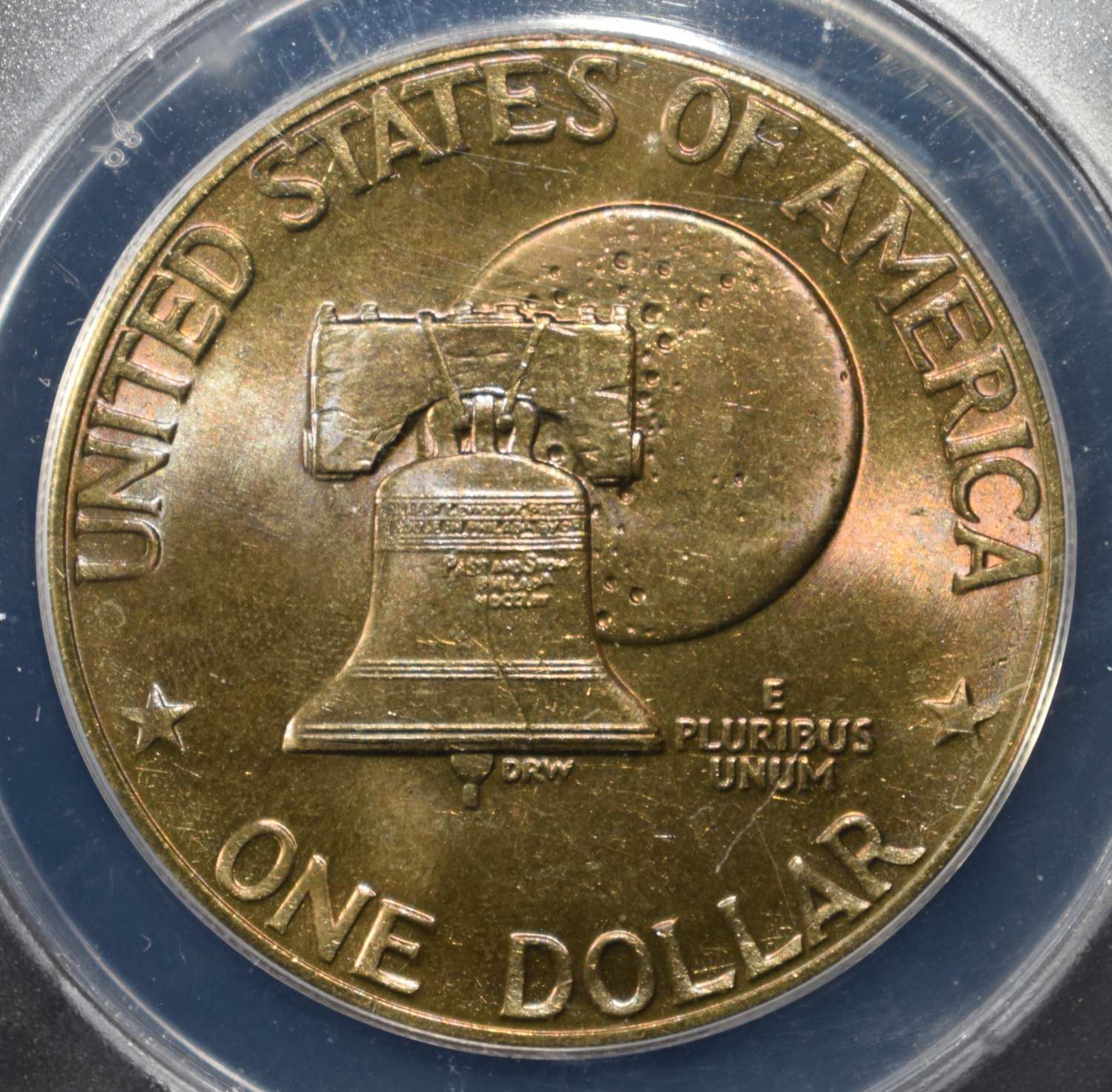 1976 EISENHOWER DOLLAR VAR2 ANACS MS66