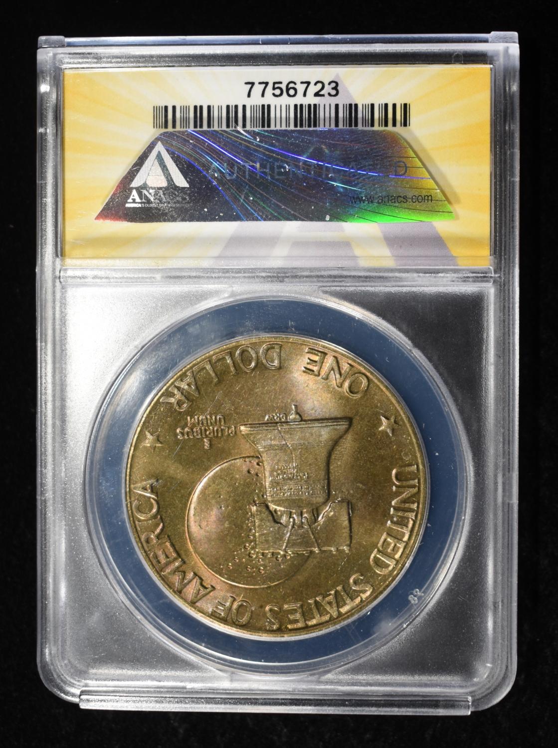 1976 EISENHOWER DOLLAR VAR2 ANACS MS66