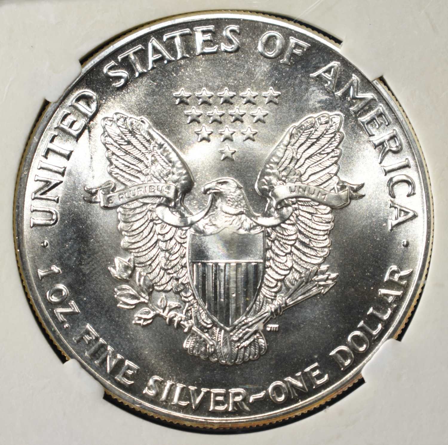 1988 AMERICAN SILVER EAGLE PGA PERFECT GEM BU